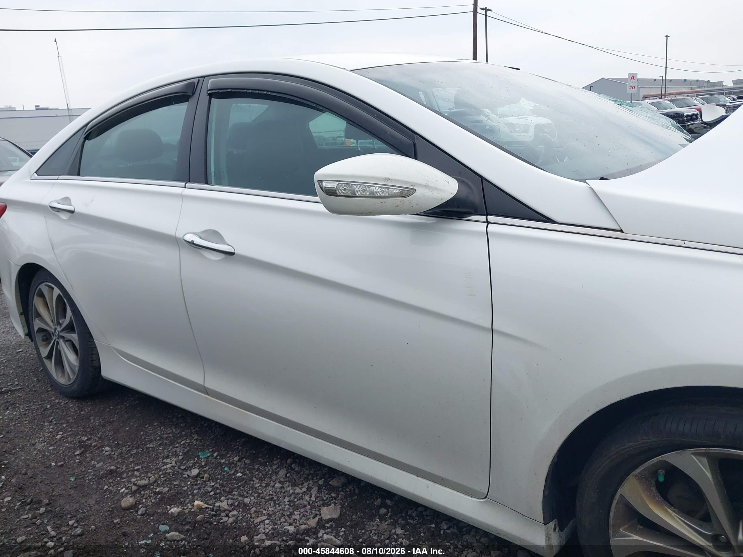 2014 Hyundai Sonata Se Белый vin: 5NPEC4AC7EH849243