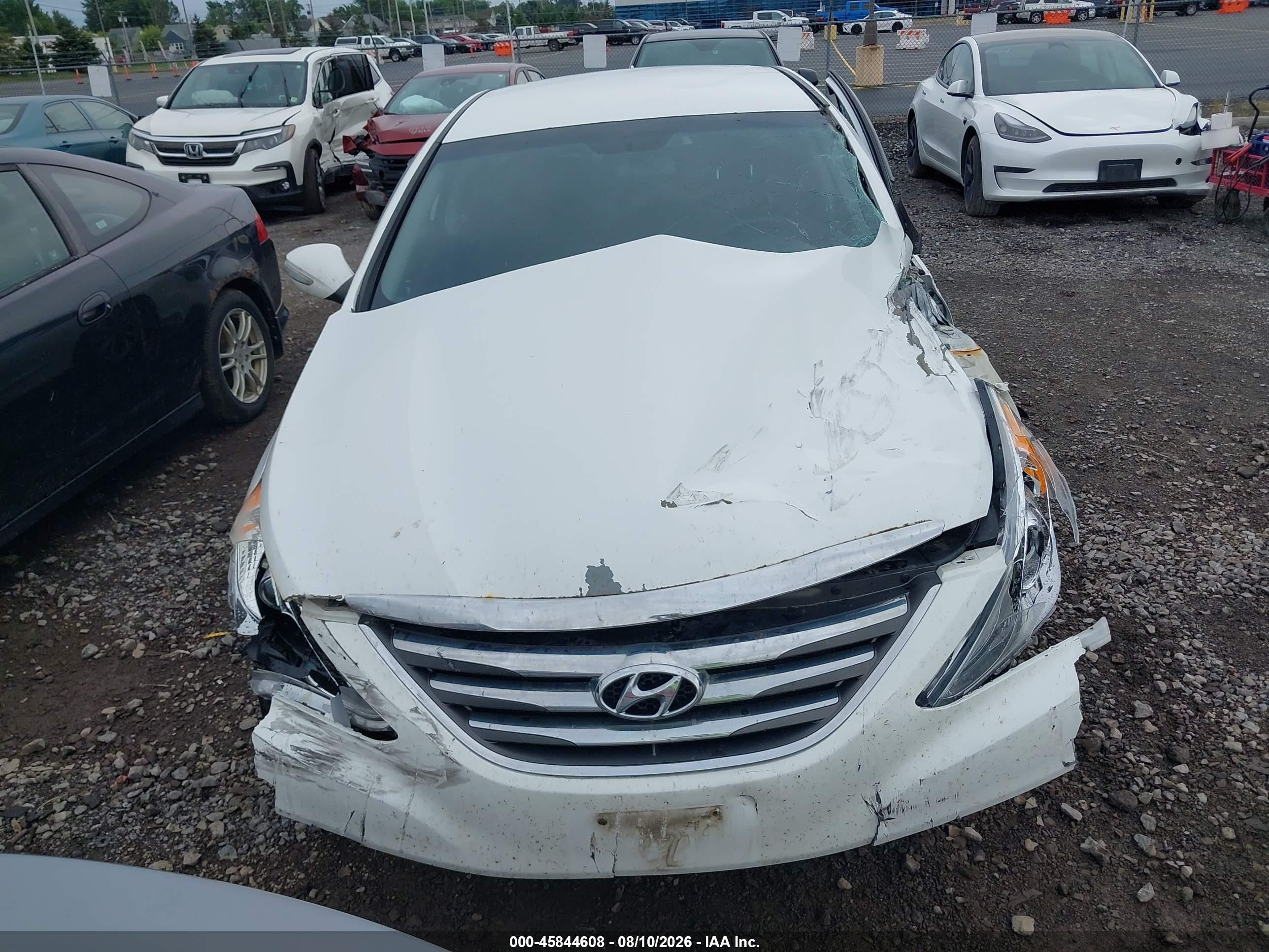 2014 Hyundai Sonata Se Белый vin: 5NPEC4AC7EH849243