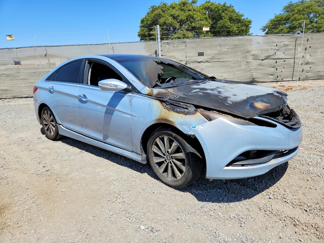 2014 Hyundai Sonata Limited Blue vin: 5NPEC4AC7EH863191