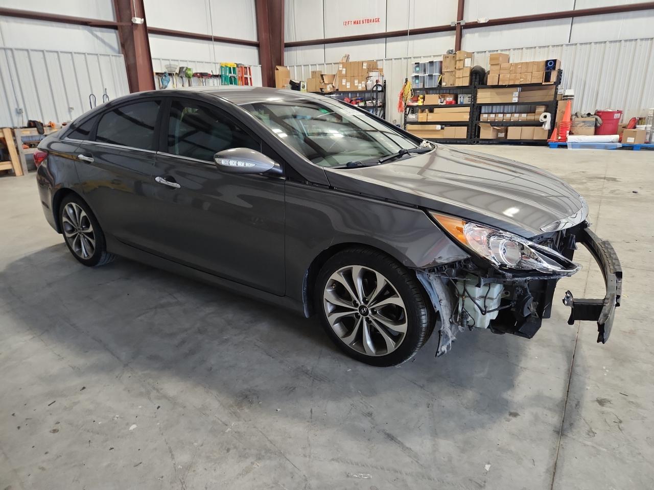 2014 Hyundai Sonata Se Gray vin: 5NPEC4AC7EH874840