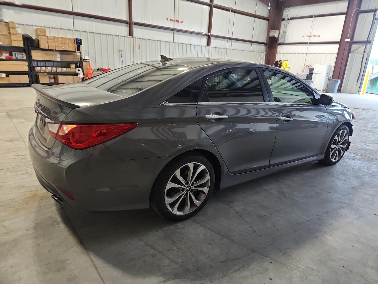 2014 Hyundai Sonata Se Gray vin: 5NPEC4AC7EH874840