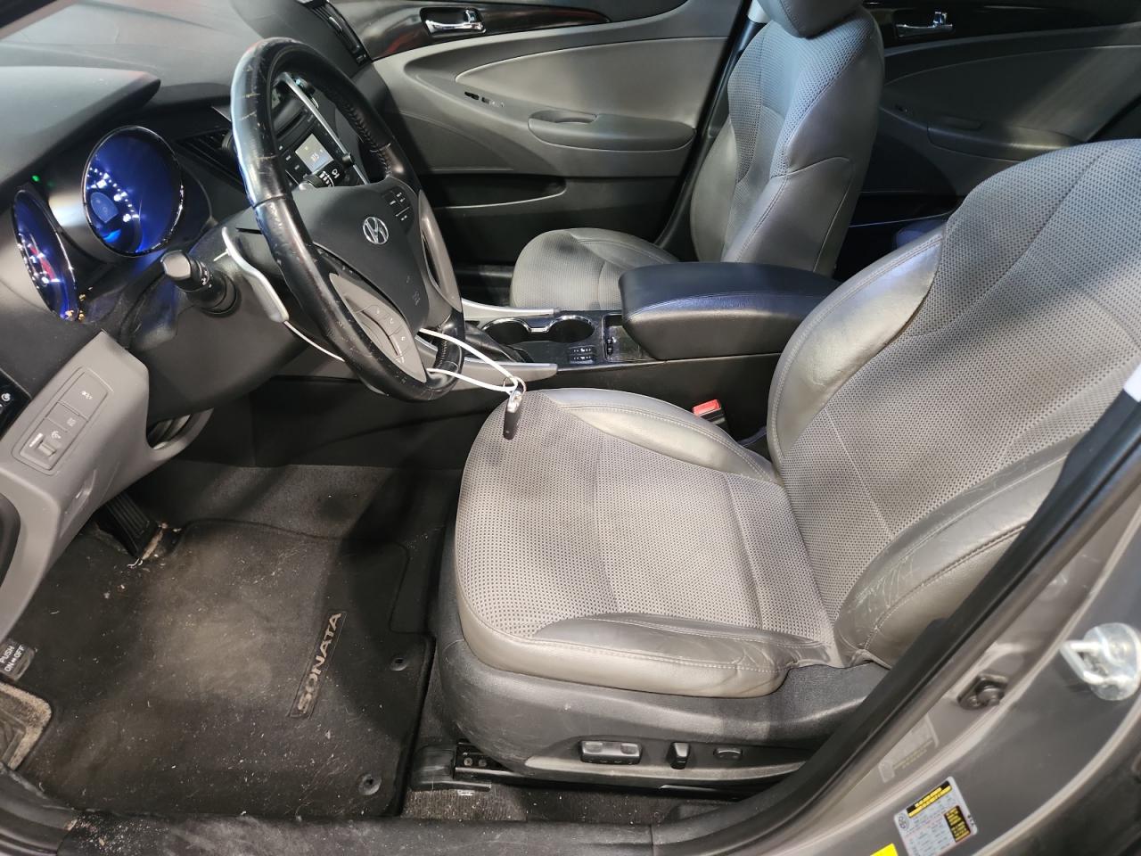 2014 Hyundai Sonata Se Gray vin: 5NPEC4AC7EH874840