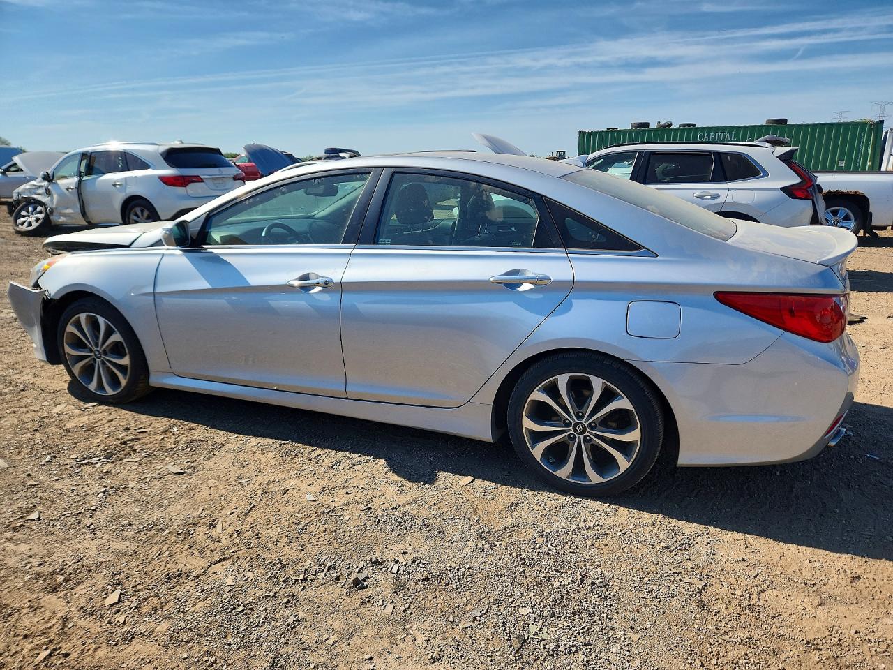 2014 Hyundai Sonata Se Silver vin: 5NPEC4AC7EH915757