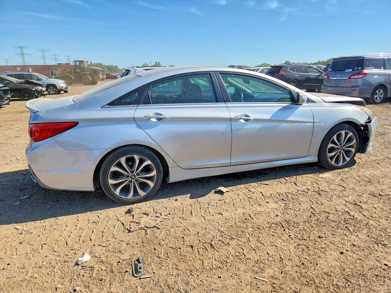 2014 Hyundai Sonata Se Silver vin: 5NPEC4AC7EH915757
