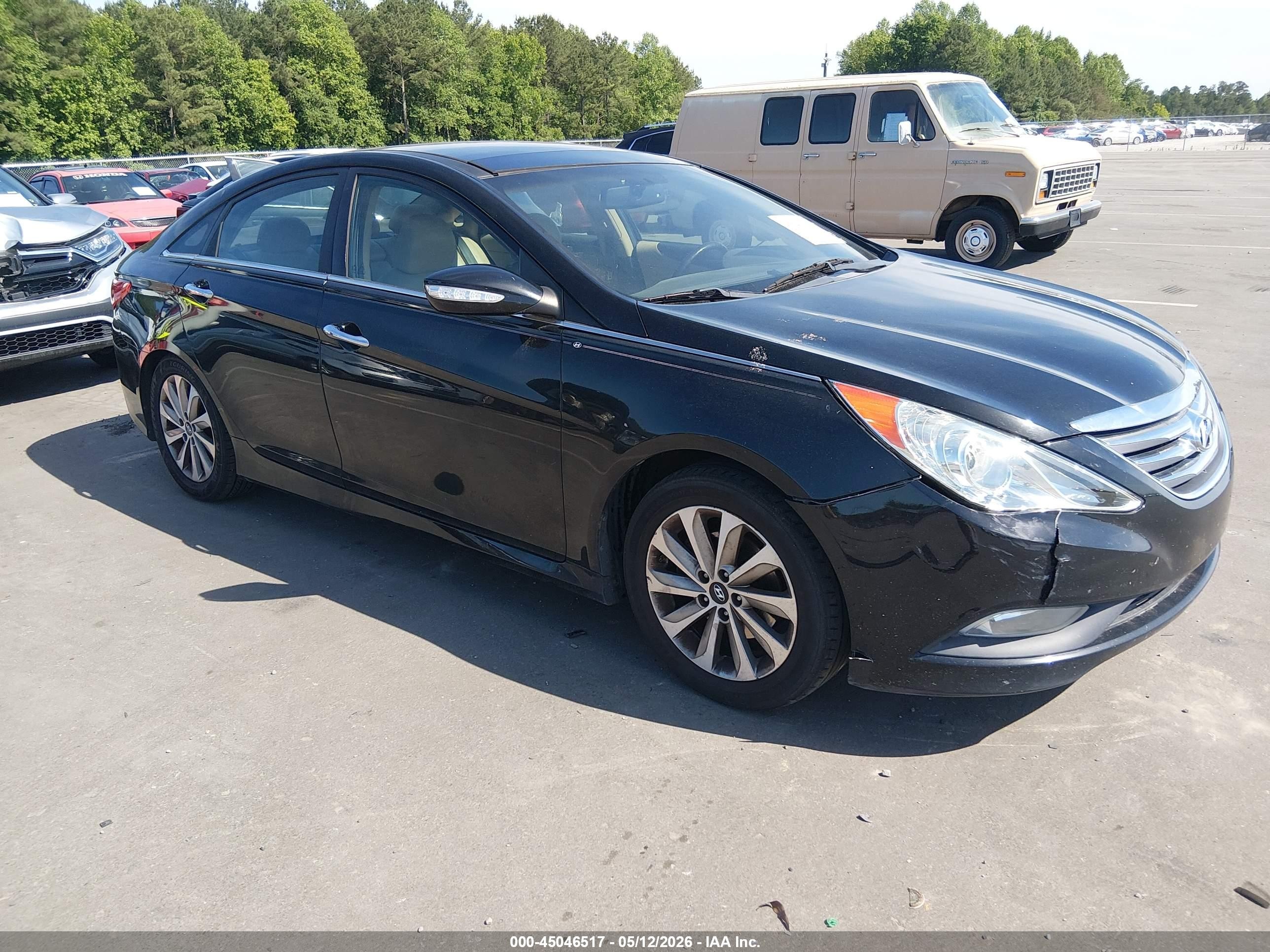 2014 Hyundai Sonata Limited Black vin: 5NPEC4AC7EH933918