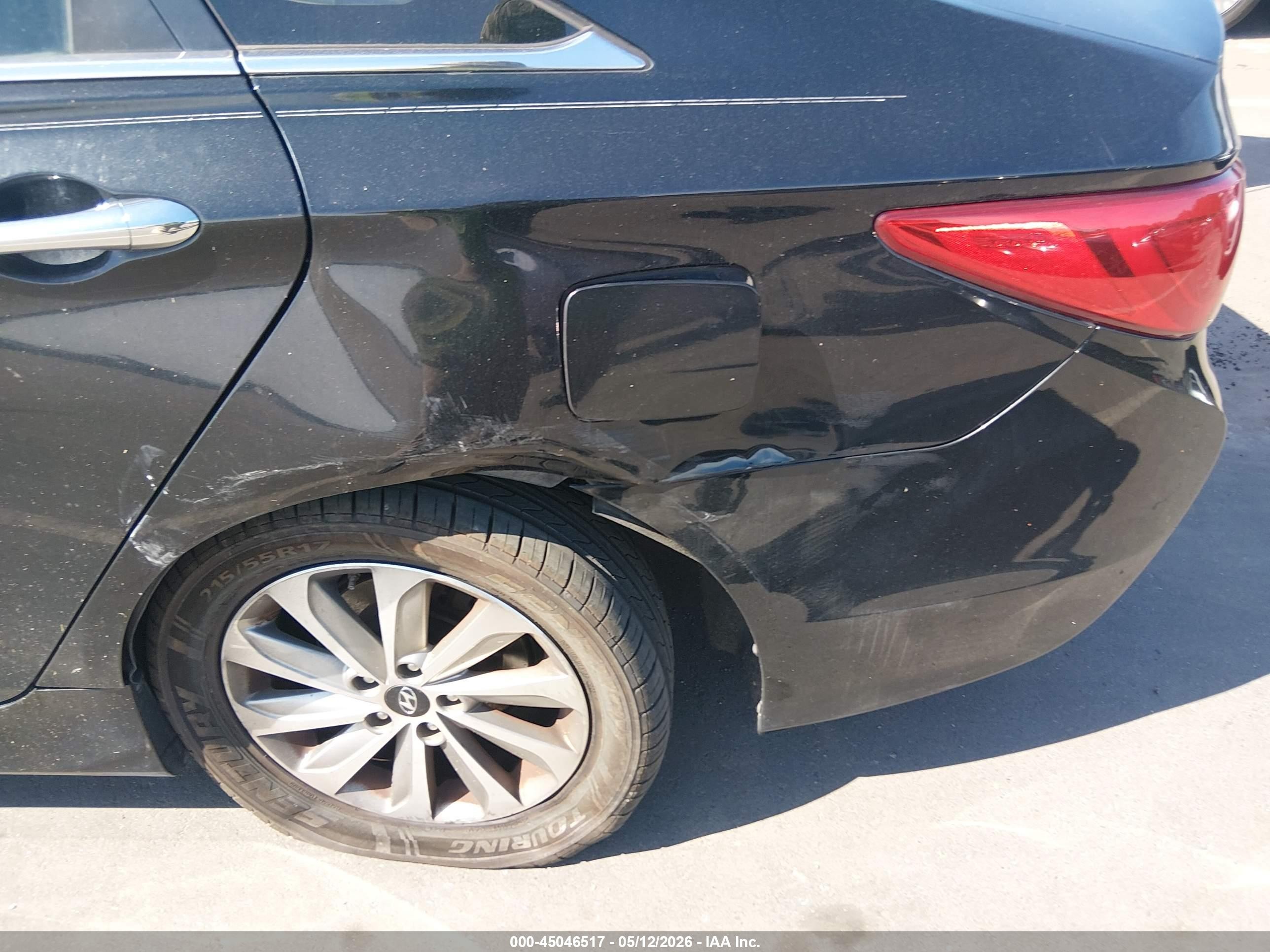 2014 Hyundai Sonata Limited Black vin: 5NPEC4AC7EH933918