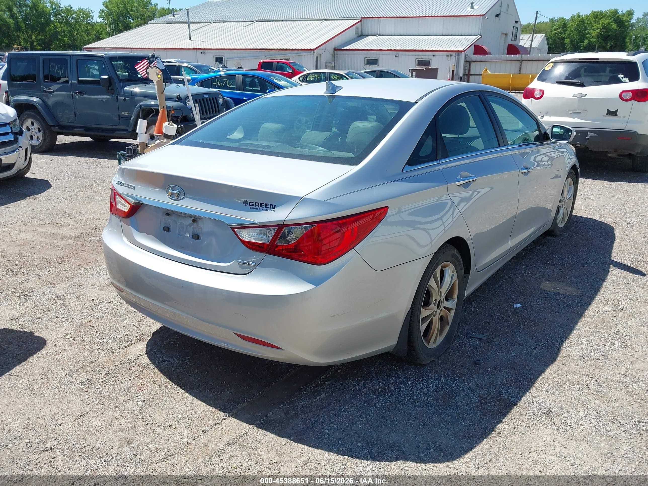 2011 Hyundai Sonata Limited Silver vin: 5NPEC4AC8BH060594