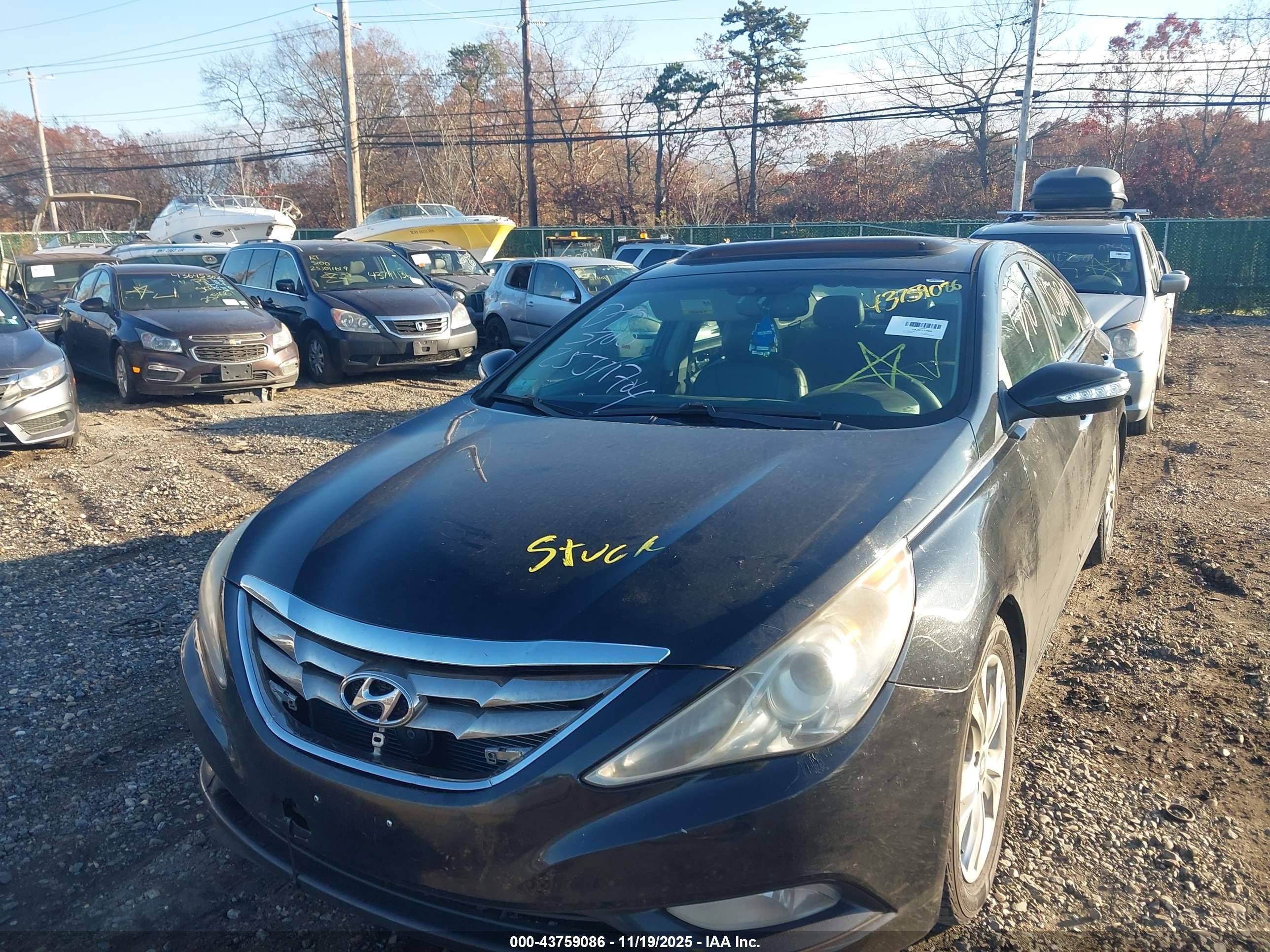 2011 Hyundai Sonata Limited Black vin: 5NPEC4AC8BH088699