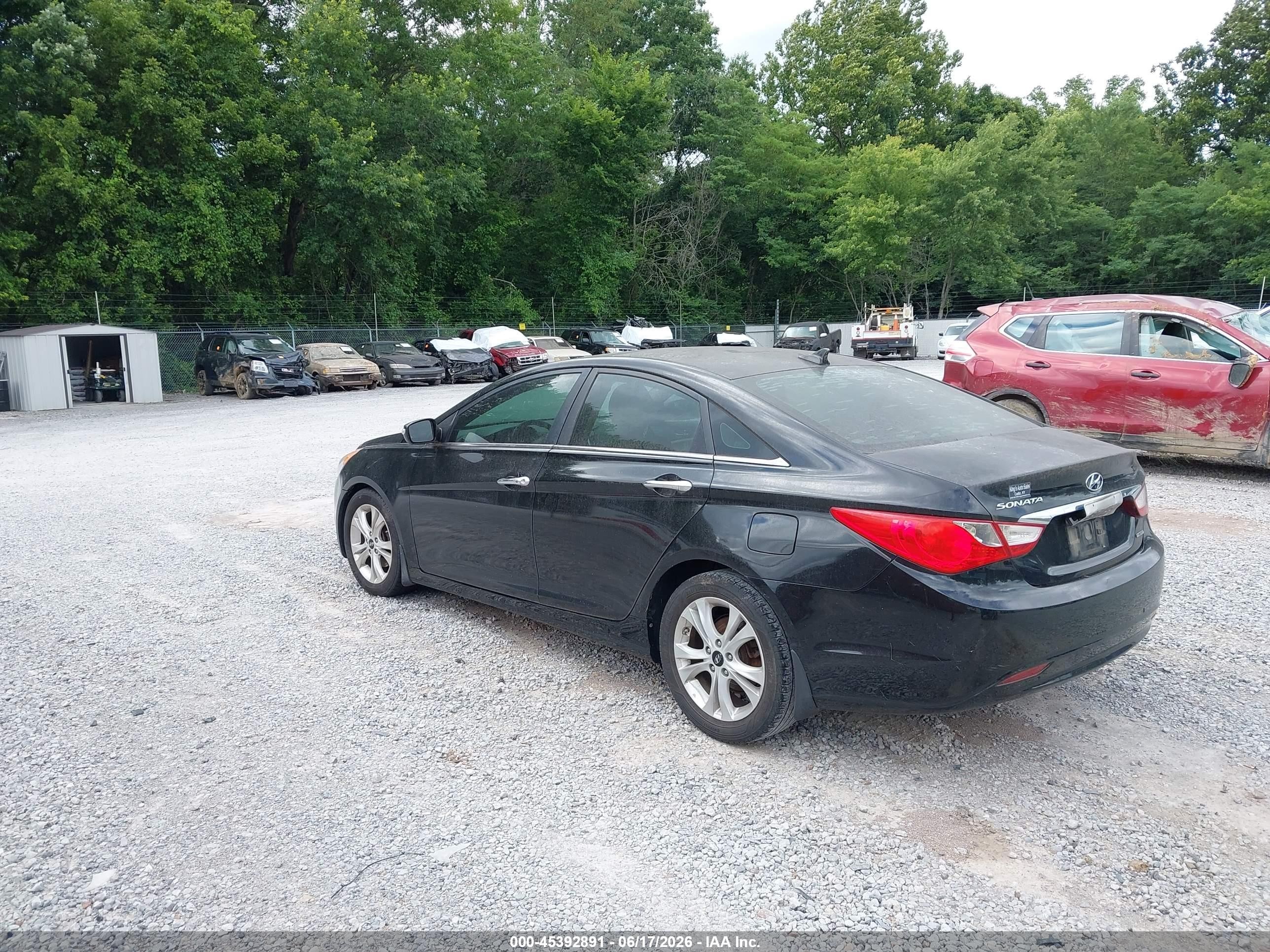 2011 Hyundai Sonata Limited Black vin: 5NPEC4AC8BH102519