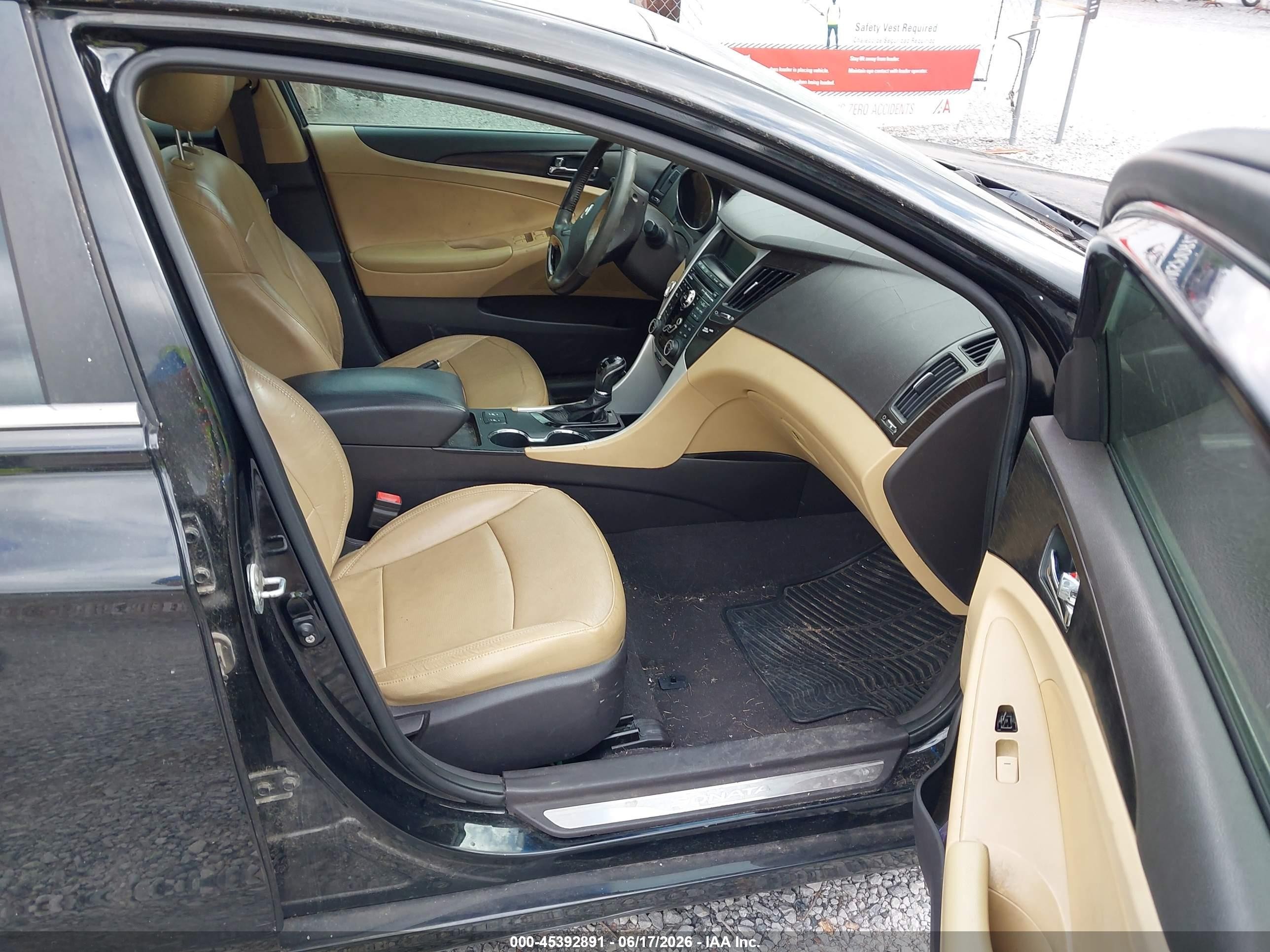 2011 Hyundai Sonata Limited Black vin: 5NPEC4AC8BH102519