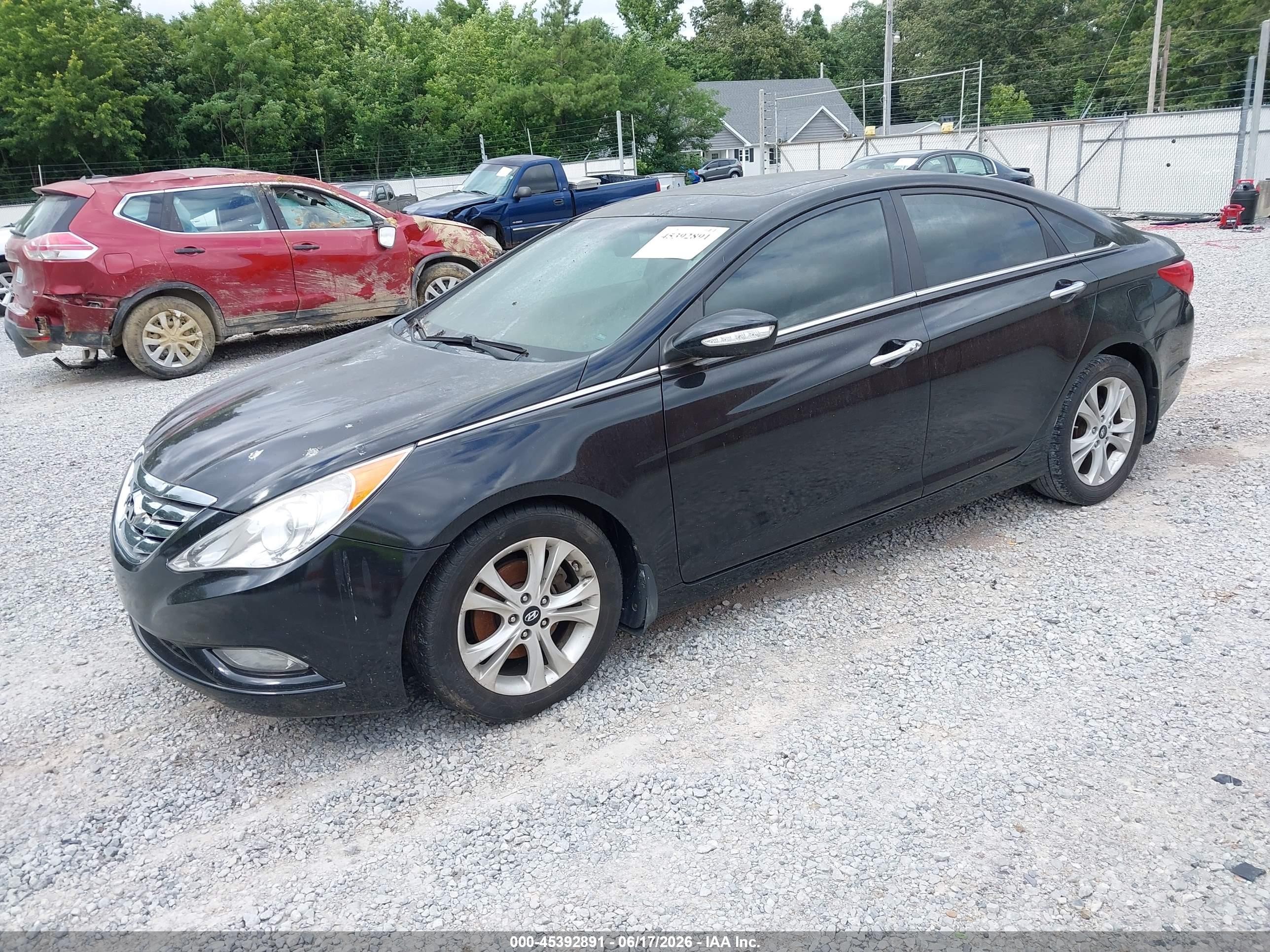 2011 Hyundai Sonata Limited Black vin: 5NPEC4AC8BH102519
