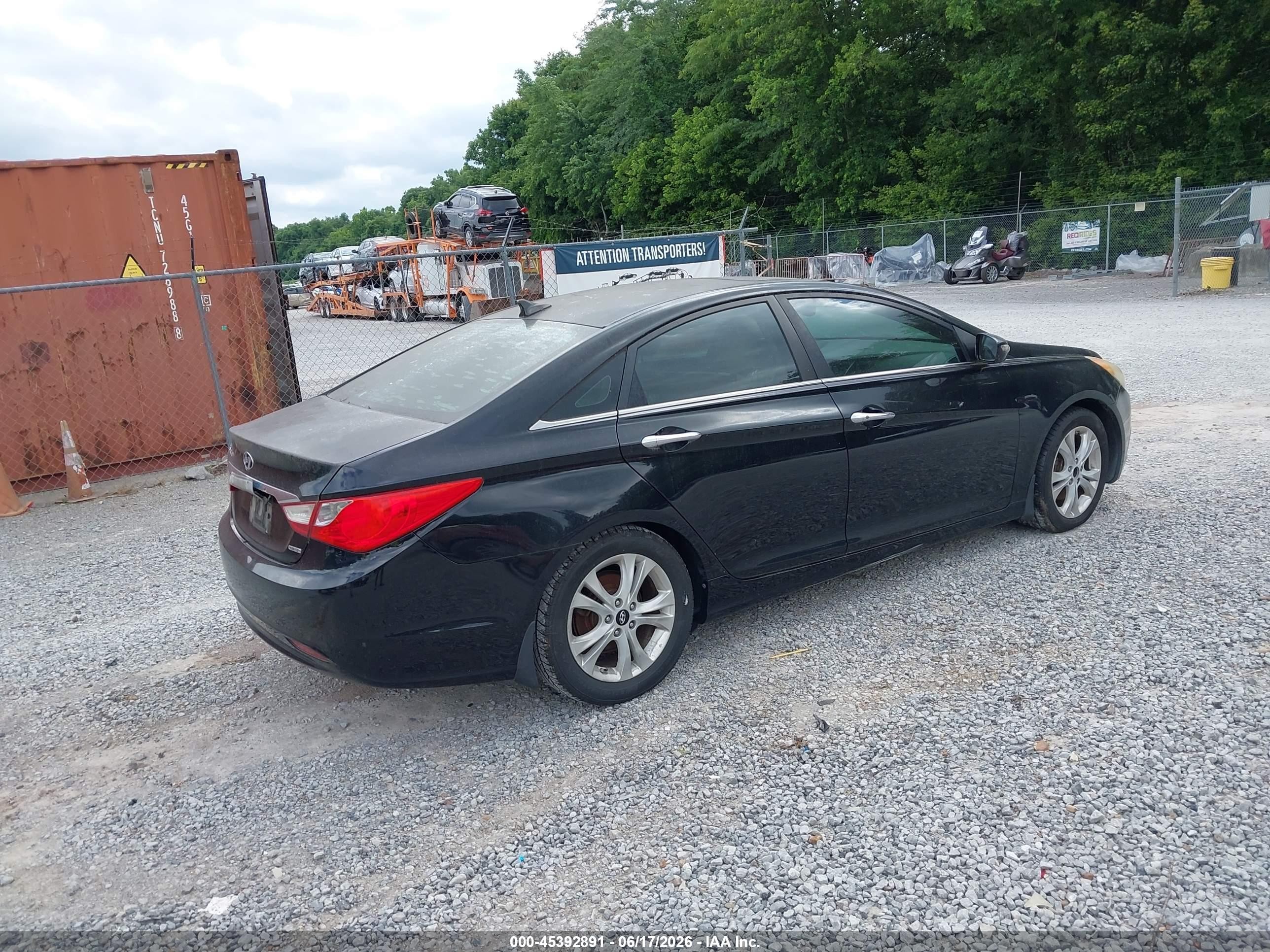 2011 Hyundai Sonata Limited Black vin: 5NPEC4AC8BH102519