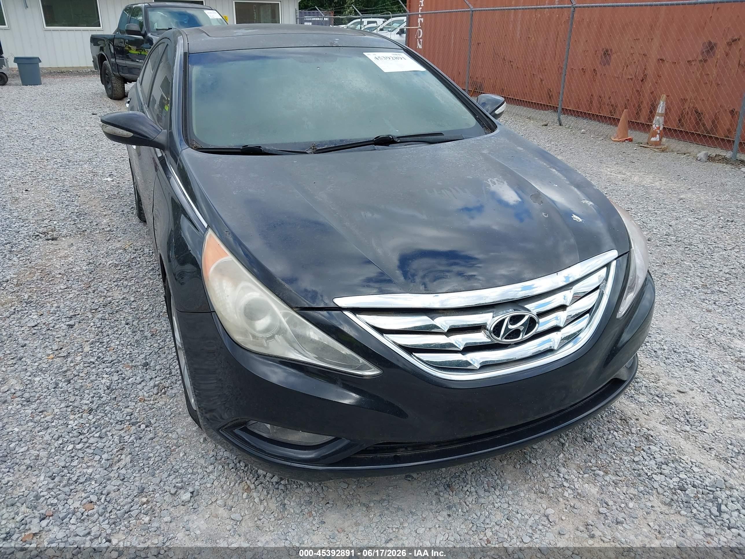 2011 Hyundai Sonata Limited Black vin: 5NPEC4AC8BH102519