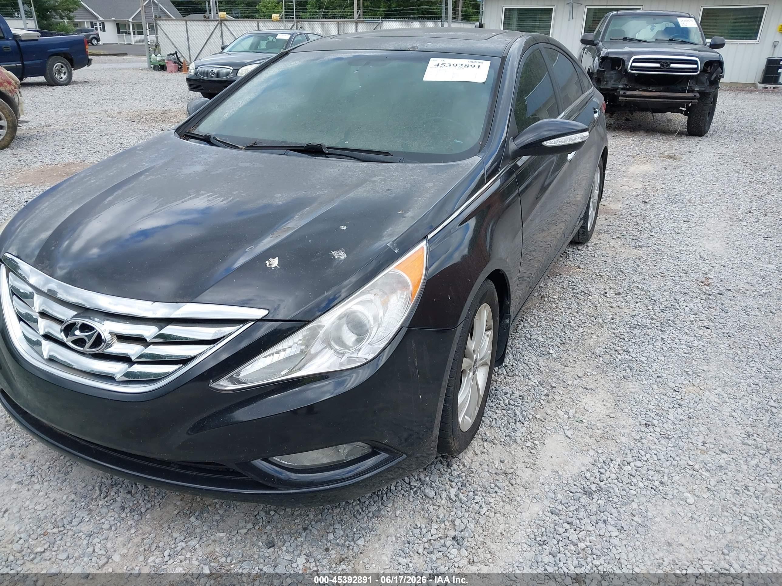 2011 Hyundai Sonata Limited Black vin: 5NPEC4AC8BH102519