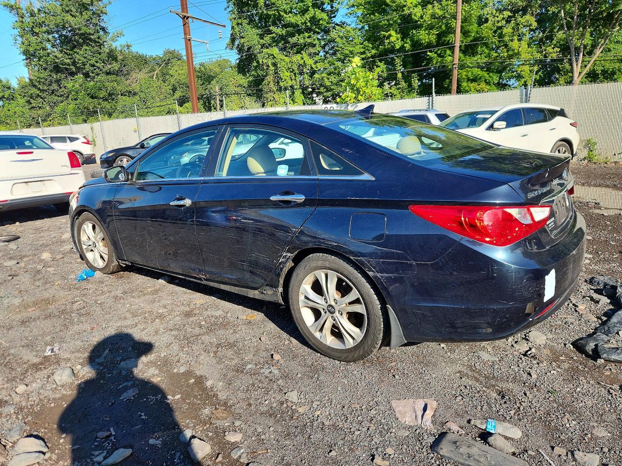 2011 Hyundai Sonata Limited Black vin: 5NPEC4AC8BH119076