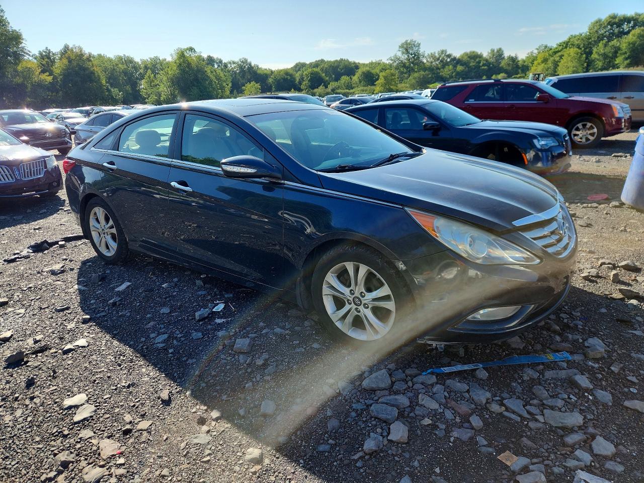 2011 Hyundai Sonata Limited Black vin: 5NPEC4AC8BH119076