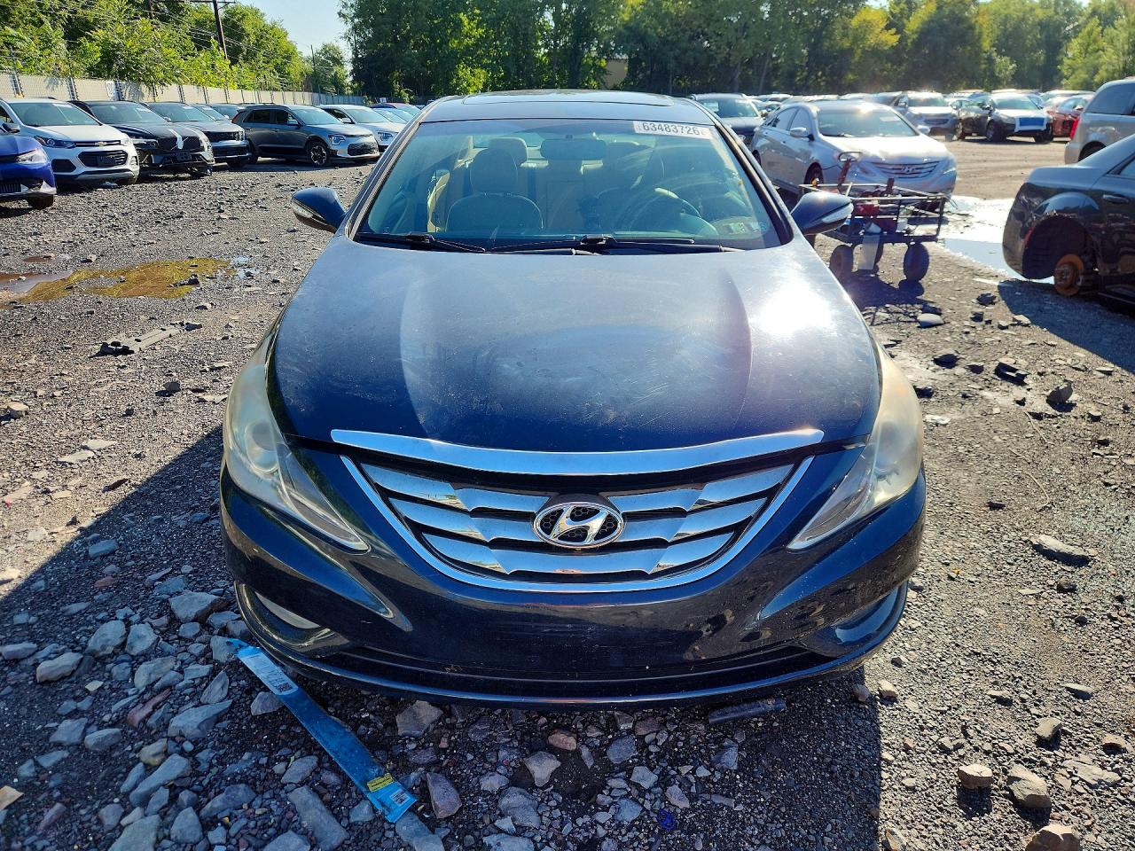 2011 Hyundai Sonata Limited Black vin: 5NPEC4AC8BH119076
