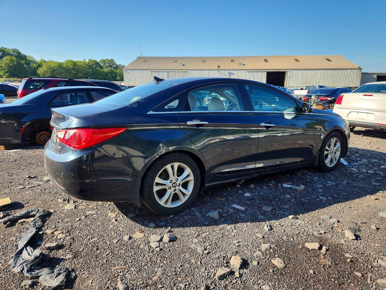 2011 Hyundai Sonata Limited Black vin: 5NPEC4AC8BH119076