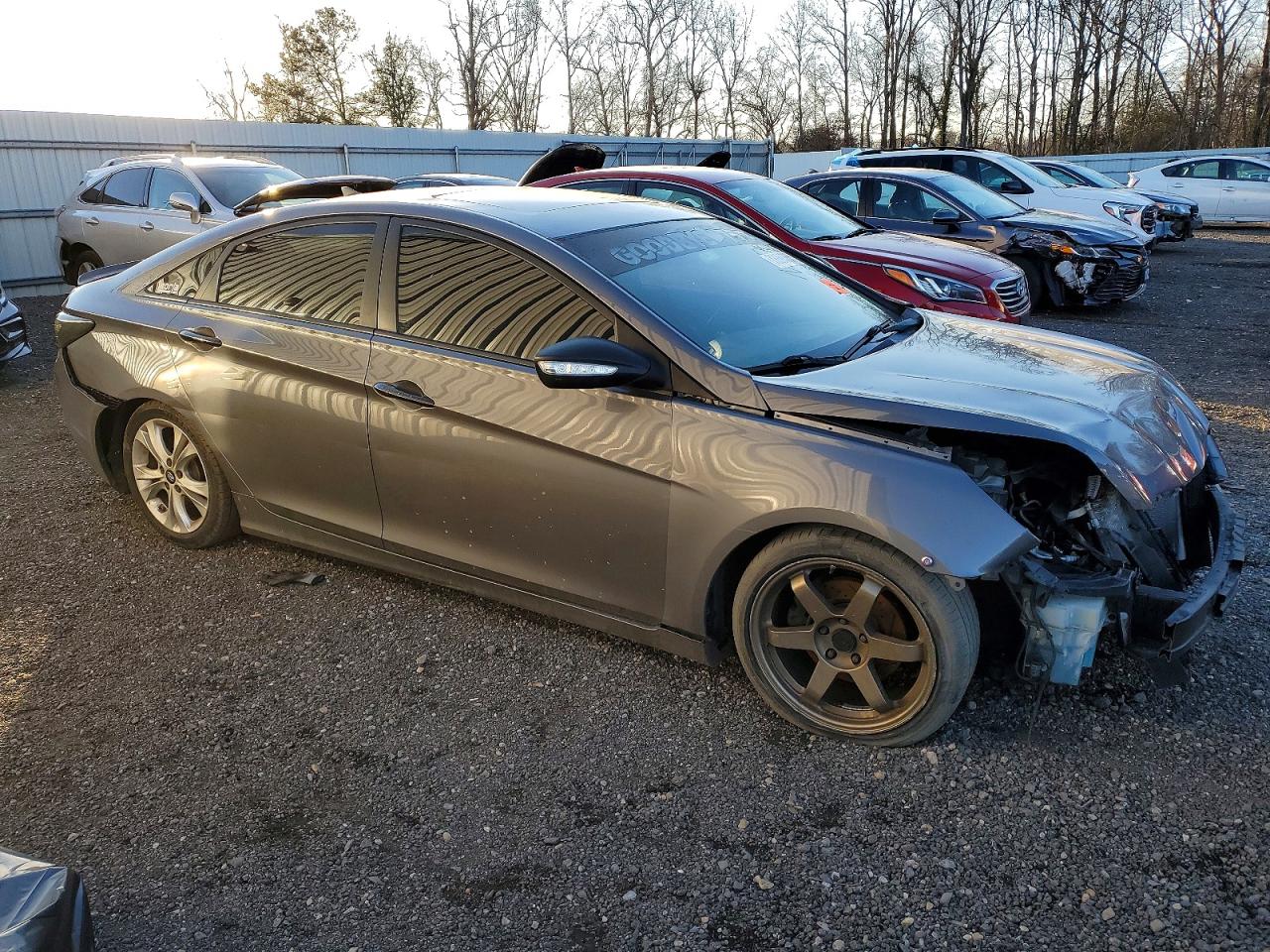2011 Hyundai Sonata Limited Gray vin: 5NPEC4AC8BH130353