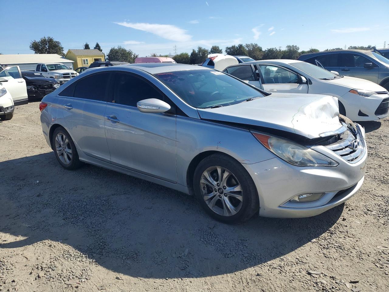 2011 Hyundai Sonata Limited Silver vin: 5NPEC4AC8BH137951