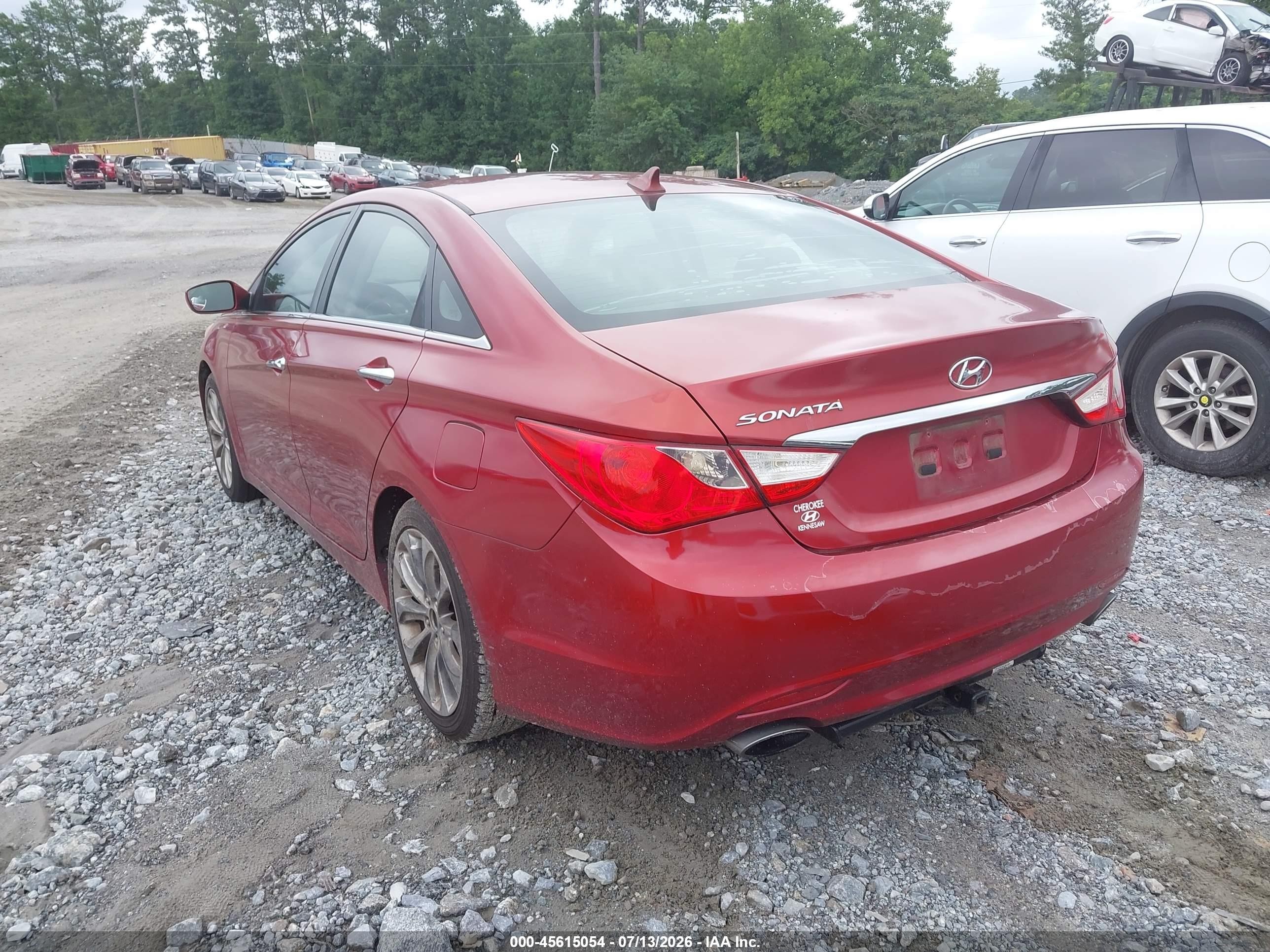 2011 Hyundai Sonata Se Красный vin: 5NPEC4AC8BH147587
