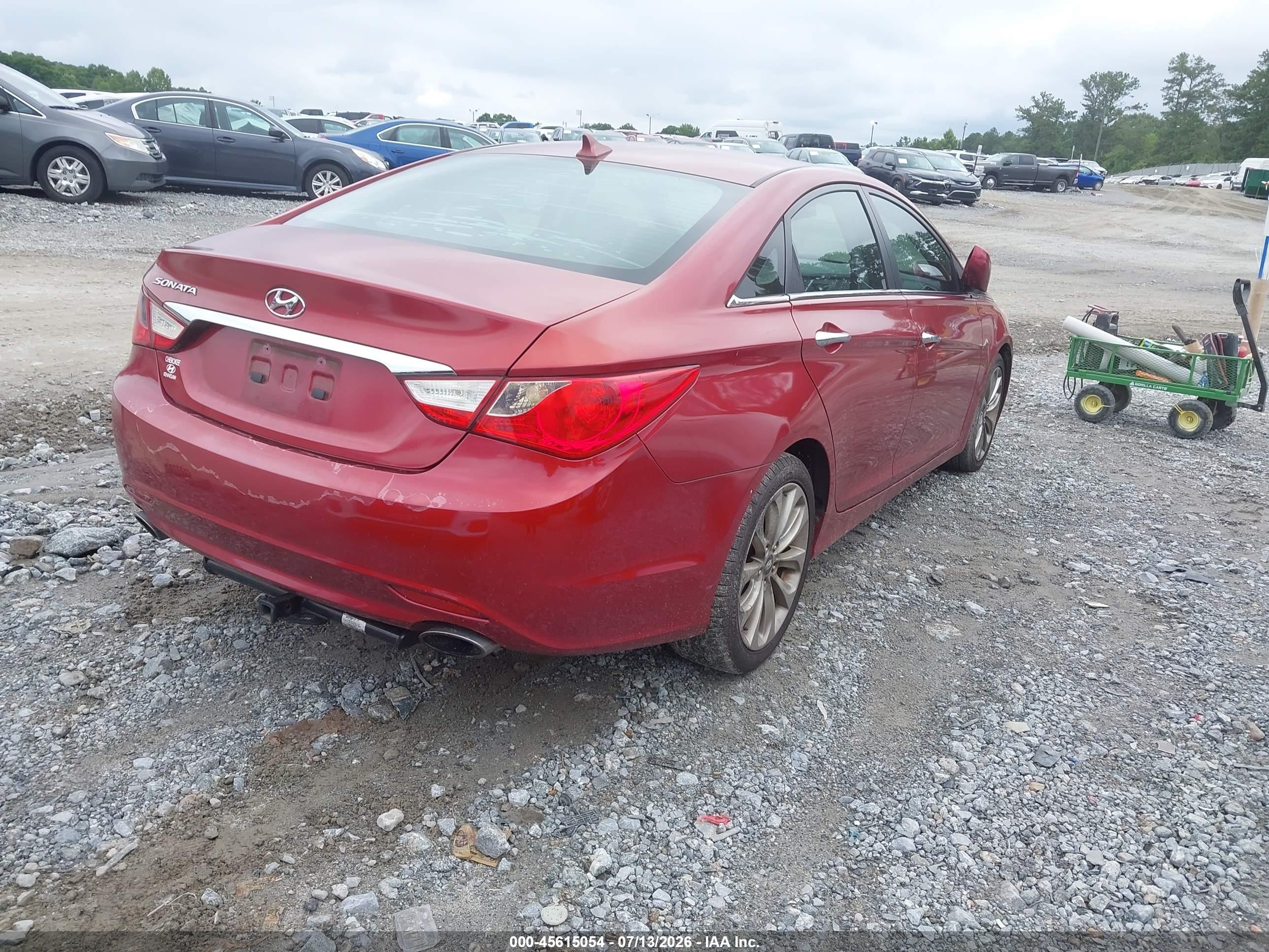 2011 Hyundai Sonata Se Красный vin: 5NPEC4AC8BH147587
