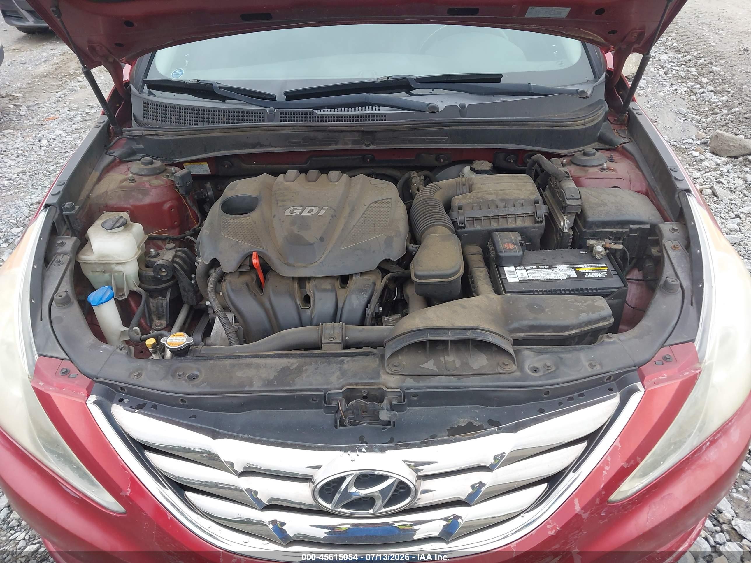 2011 Hyundai Sonata Se Красный vin: 5NPEC4AC8BH147587