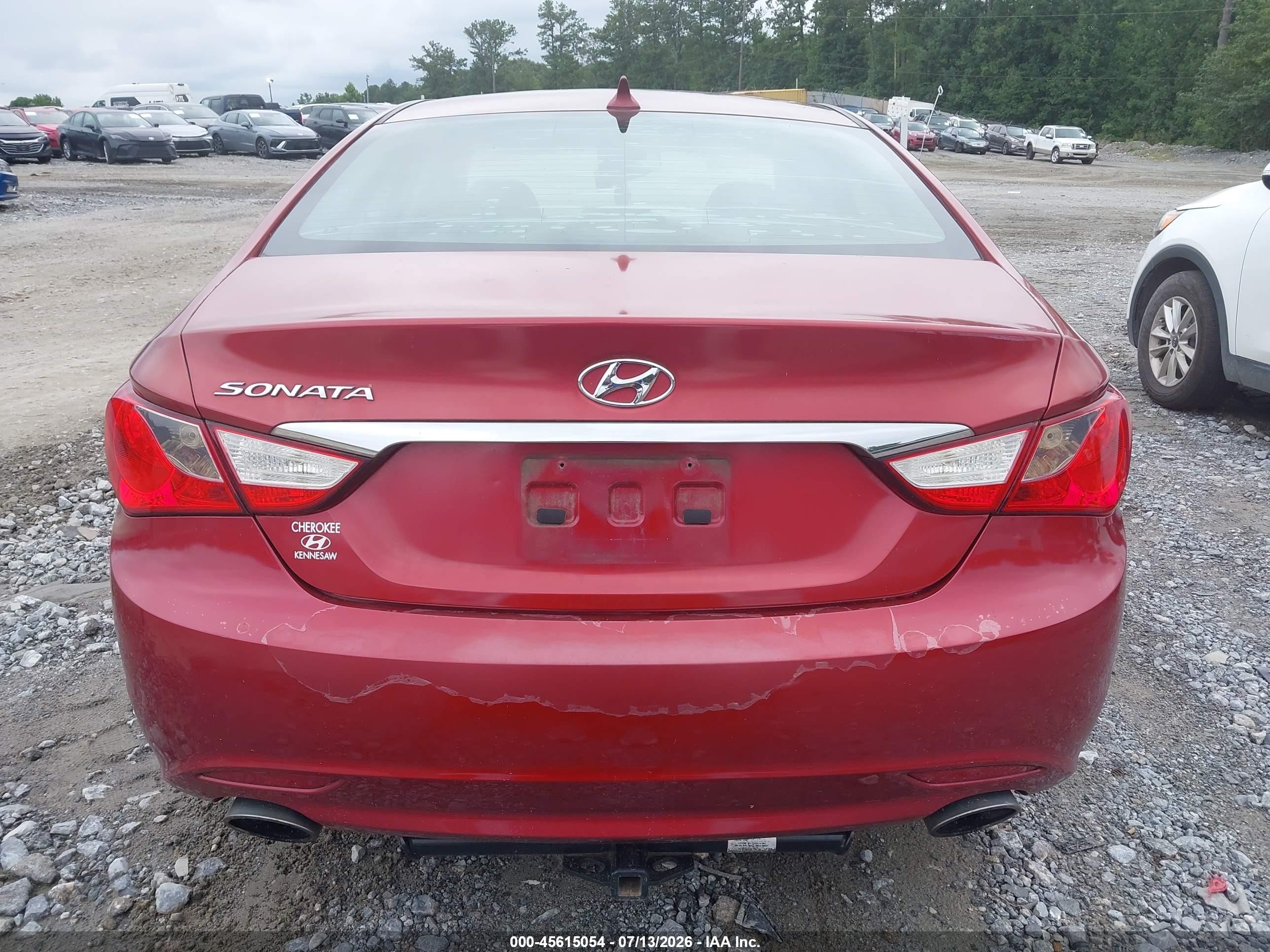 2011 Hyundai Sonata Se Красный vin: 5NPEC4AC8BH147587