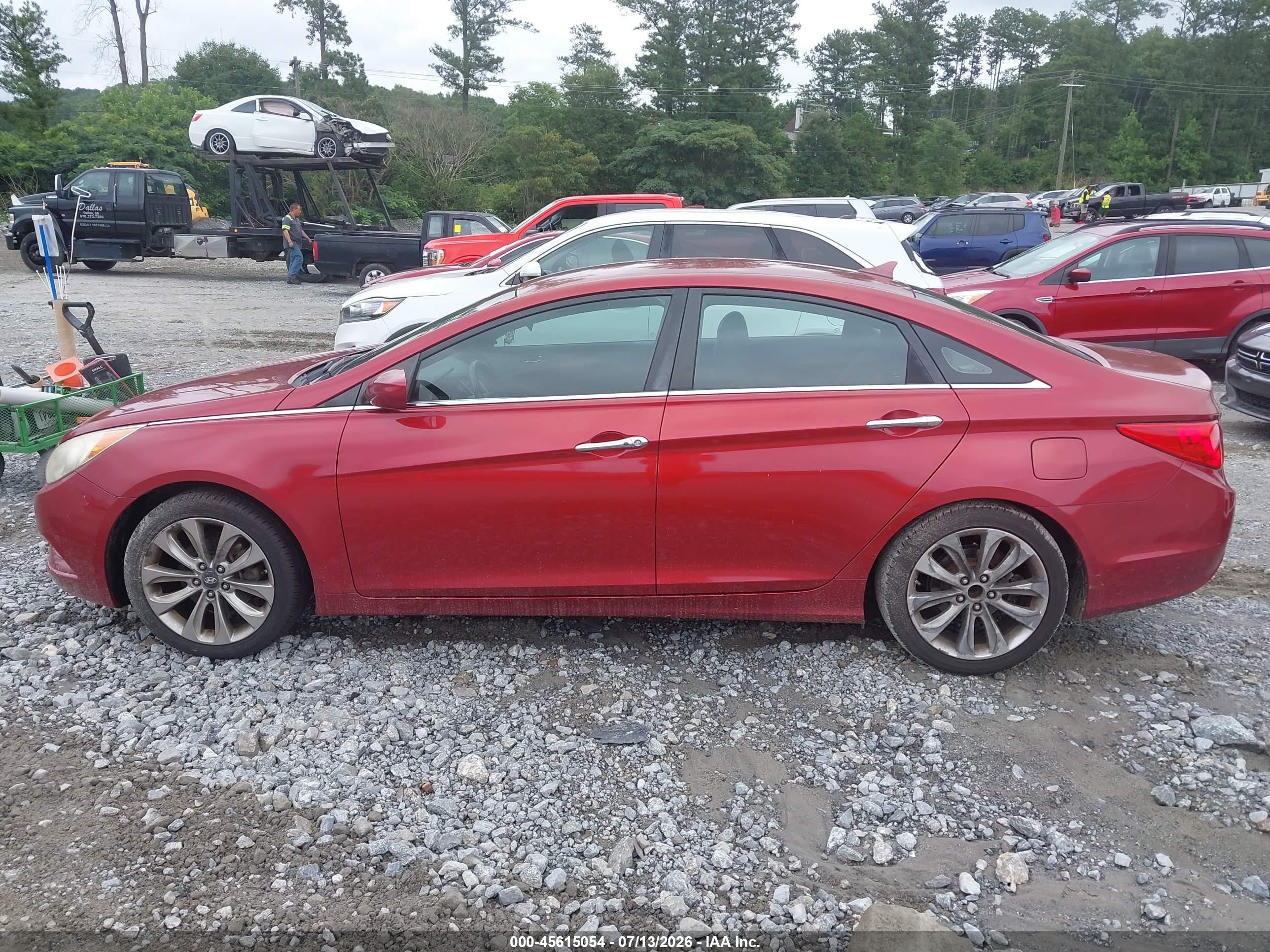 2011 Hyundai Sonata Se Красный vin: 5NPEC4AC8BH147587