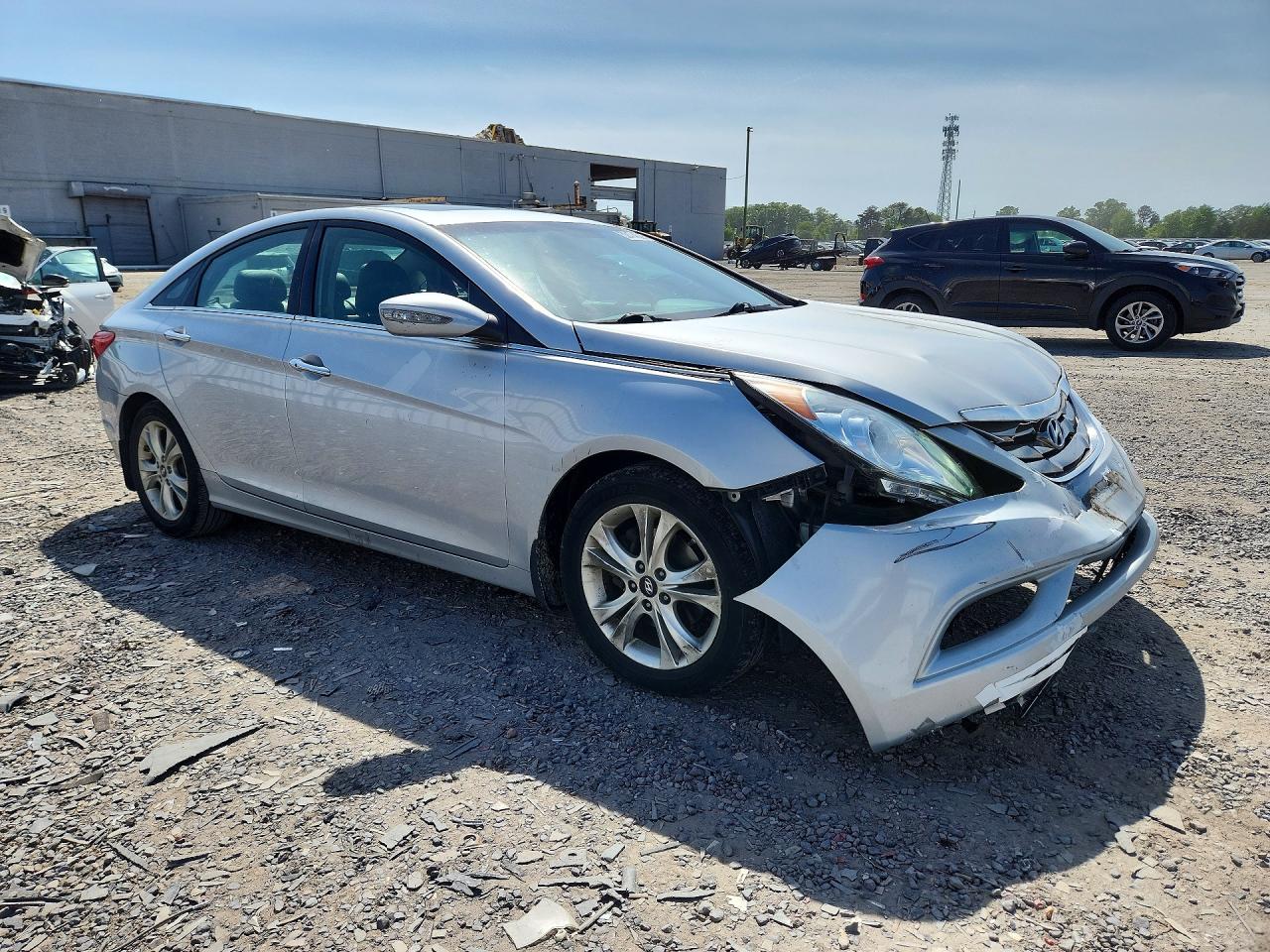 2011 Hyundai Sonata Limited Silver vin: 5NPEC4AC8BH181285