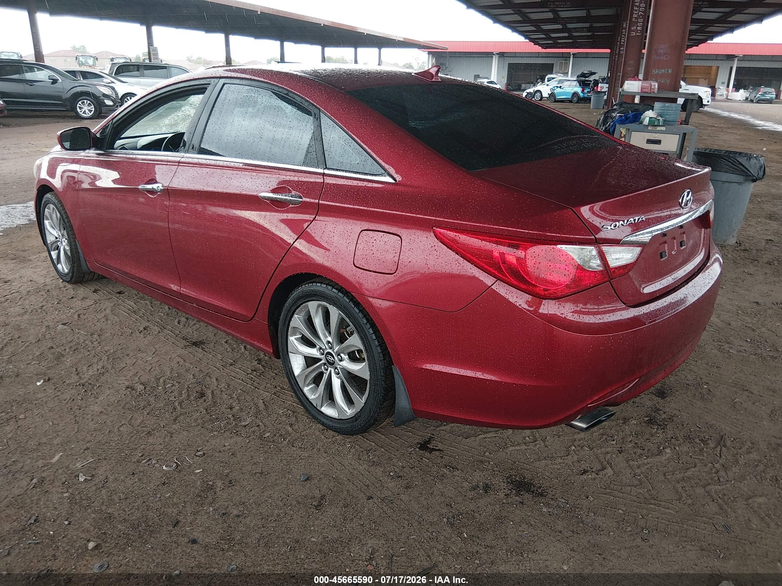2011 Hyundai Sonata Se Красный vin: 5NPEC4AC8BH196286