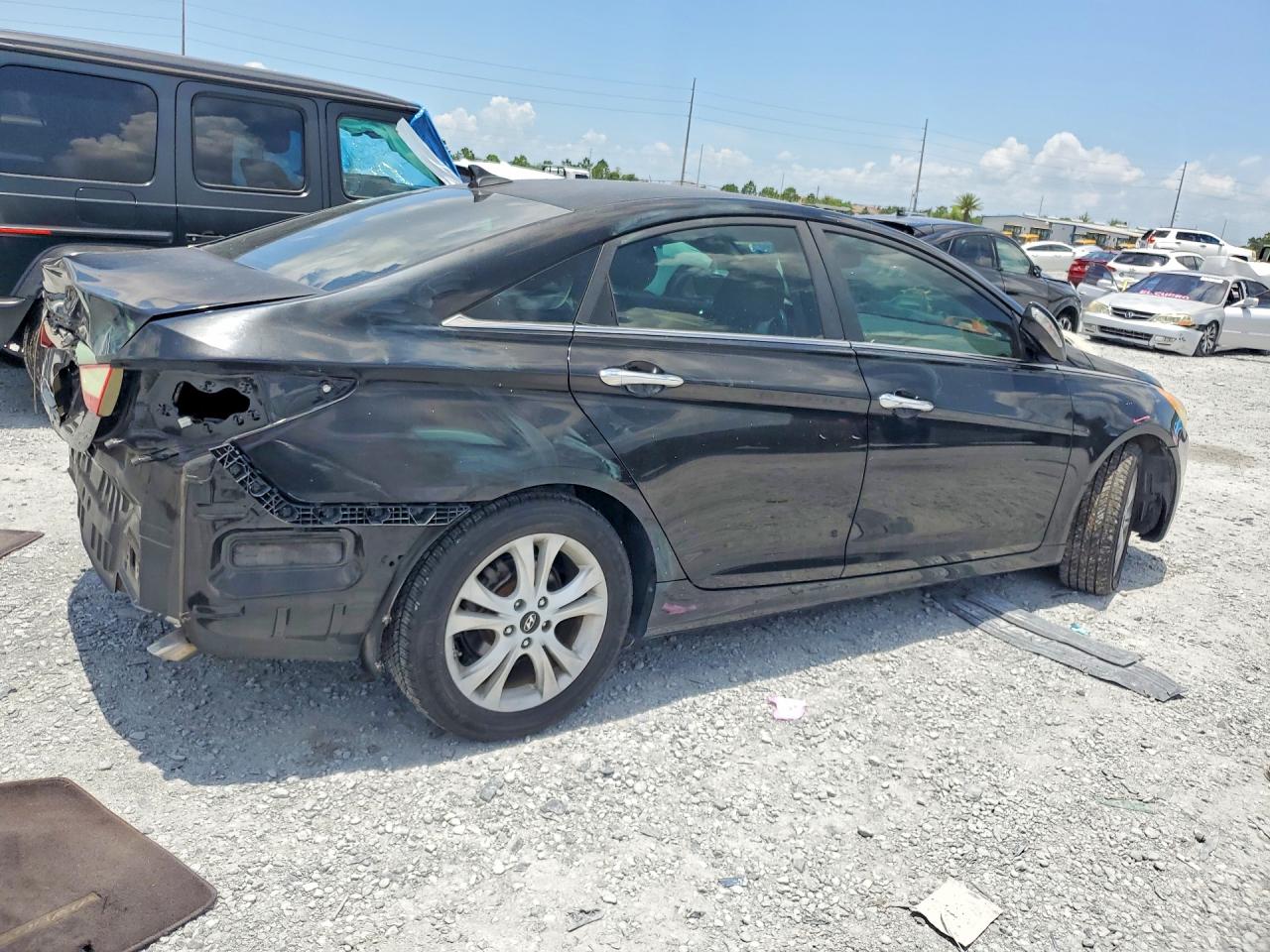 2011 Hyundai Sonata Limited Black vin: 5NPEC4AC8BH211188