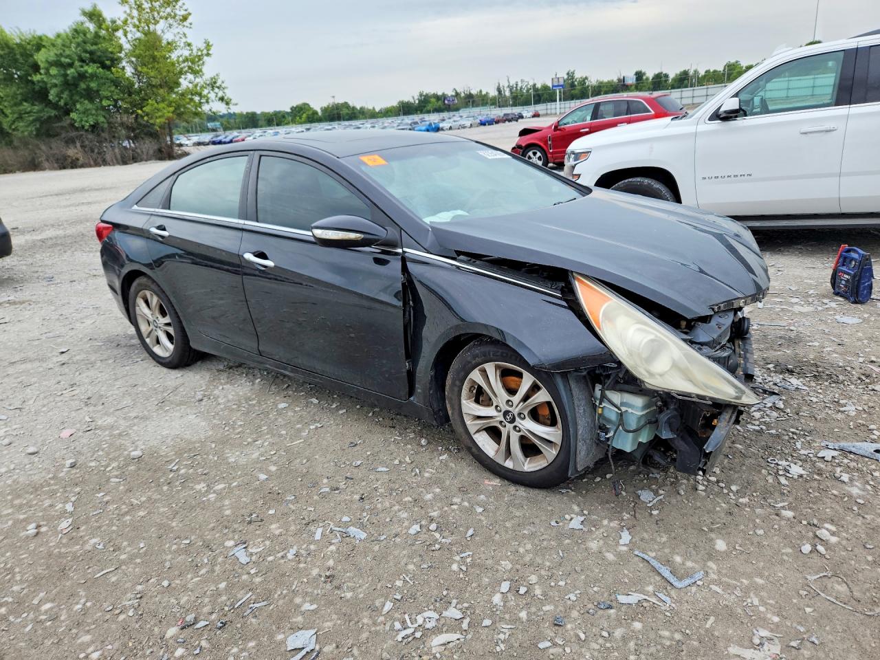 2011 Hyundai Sonata Limited Black vin: 5NPEC4AC8BH218500