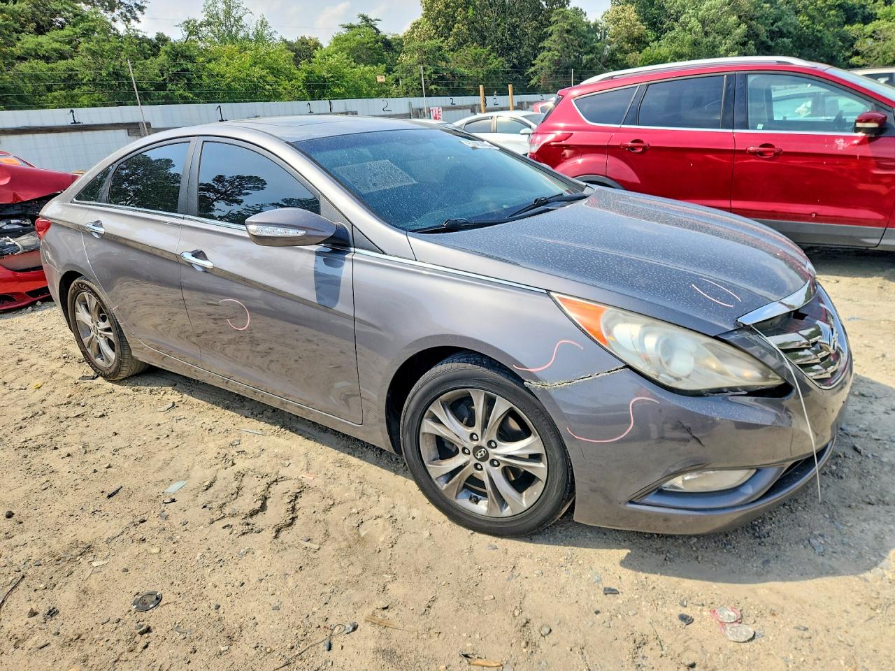 2011 Hyundai Sonata Limited Gray vin: 5NPEC4AC8BH227522