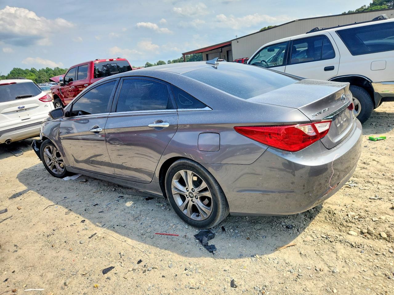 2011 Hyundai Sonata Limited Gray vin: 5NPEC4AC8BH227522