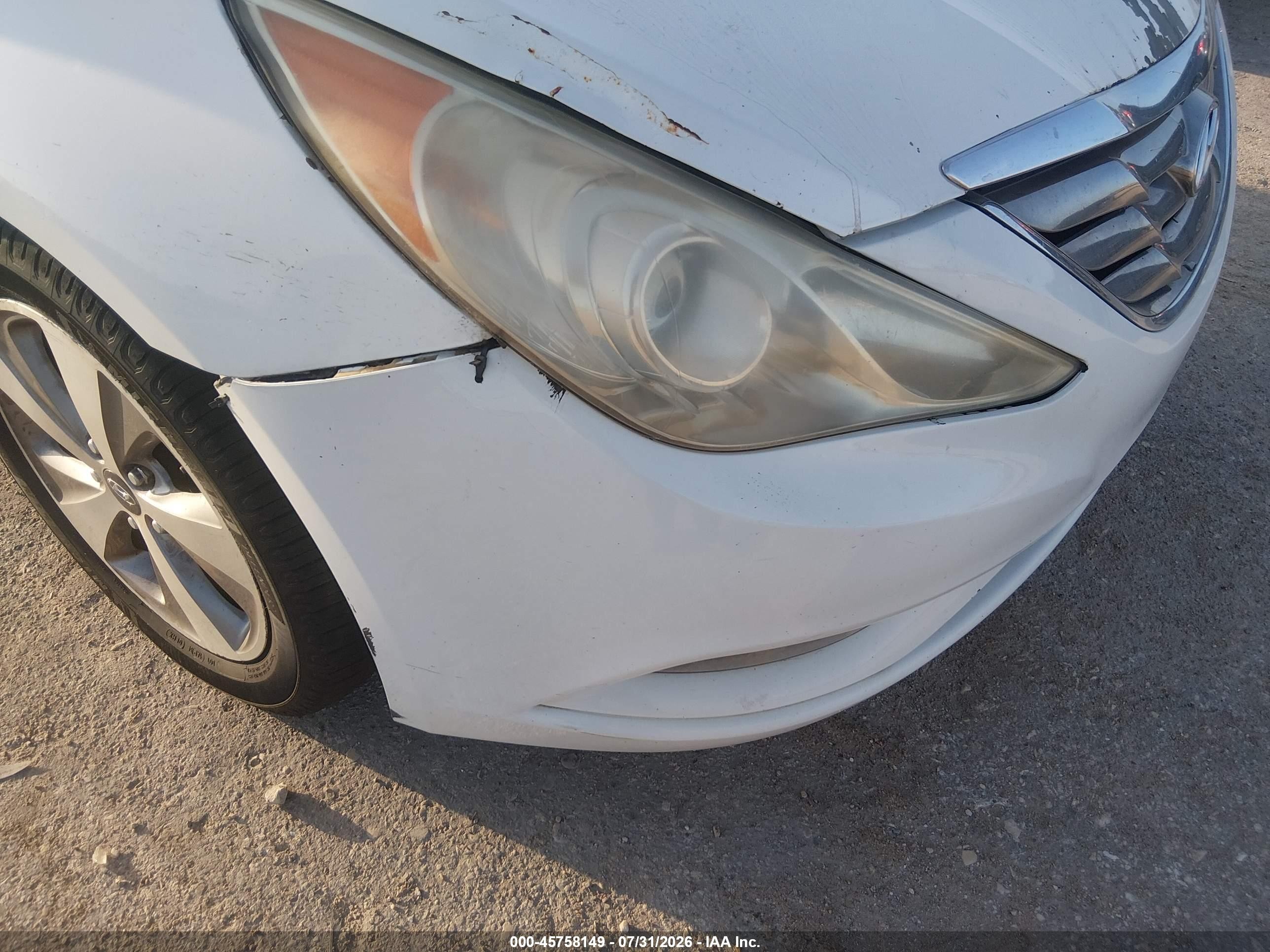 2011 Hyundai Sonata Limited Белый vin: 5NPEC4AC8BH237905