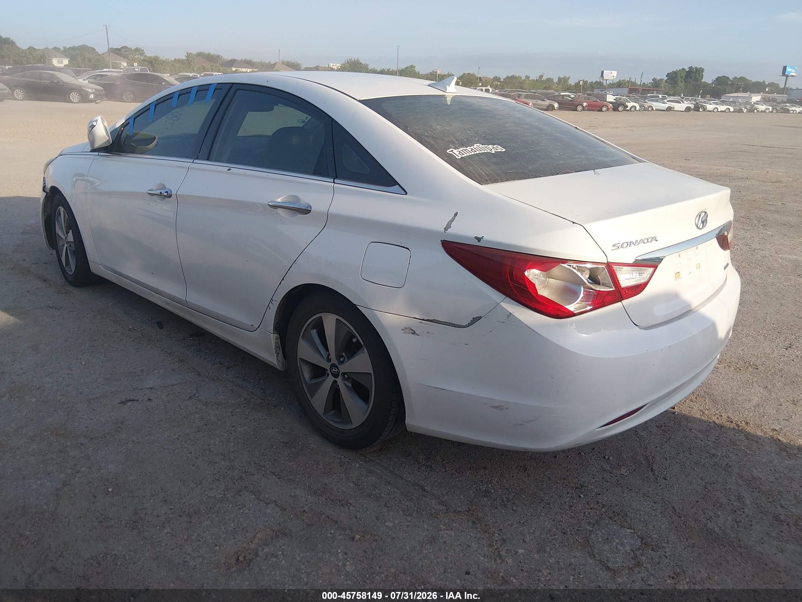 2011 Hyundai Sonata Limited Белый vin: 5NPEC4AC8BH237905