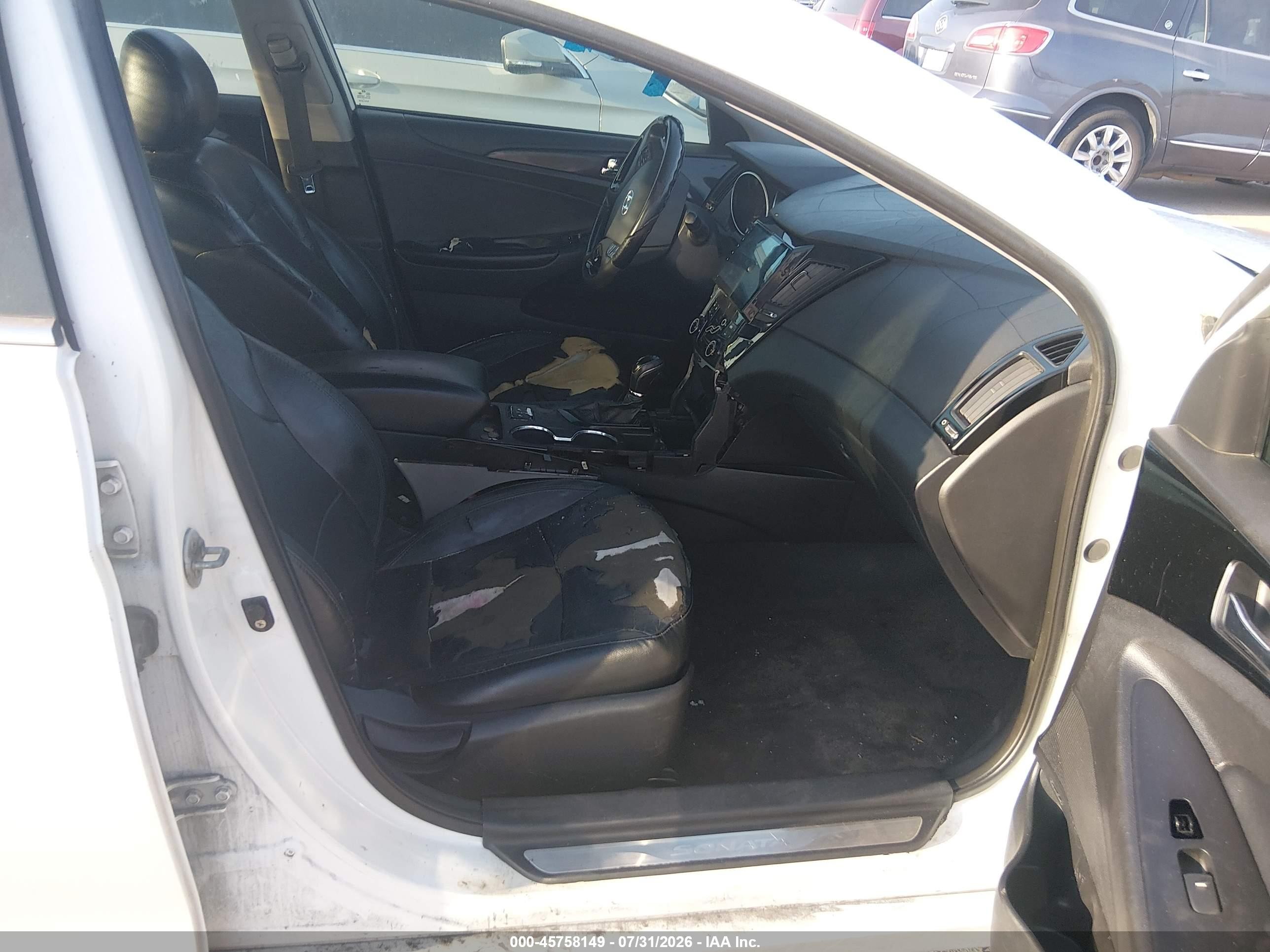 2011 Hyundai Sonata Limited Белый vin: 5NPEC4AC8BH237905