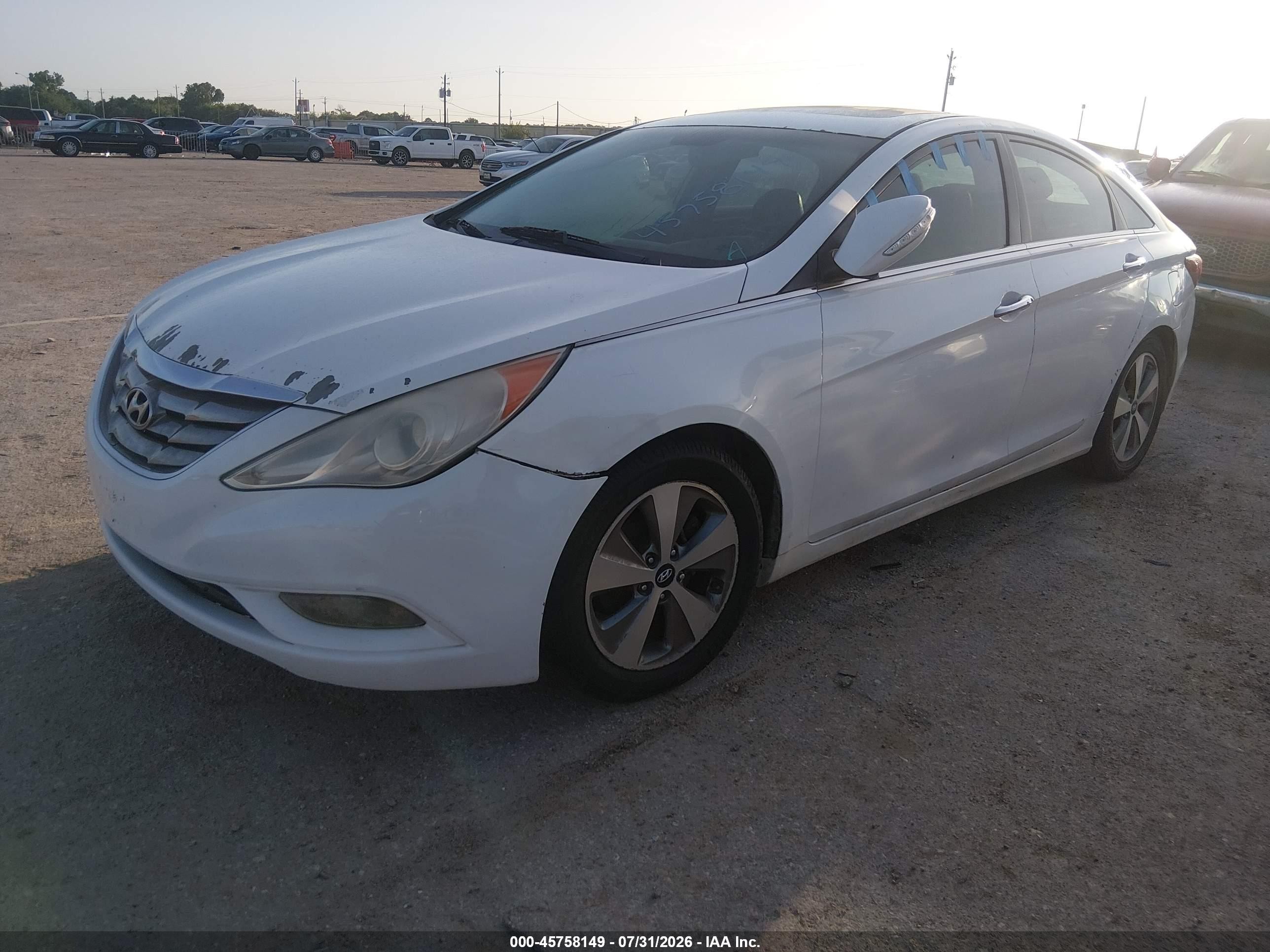 2011 Hyundai Sonata Limited Белый vin: 5NPEC4AC8BH237905