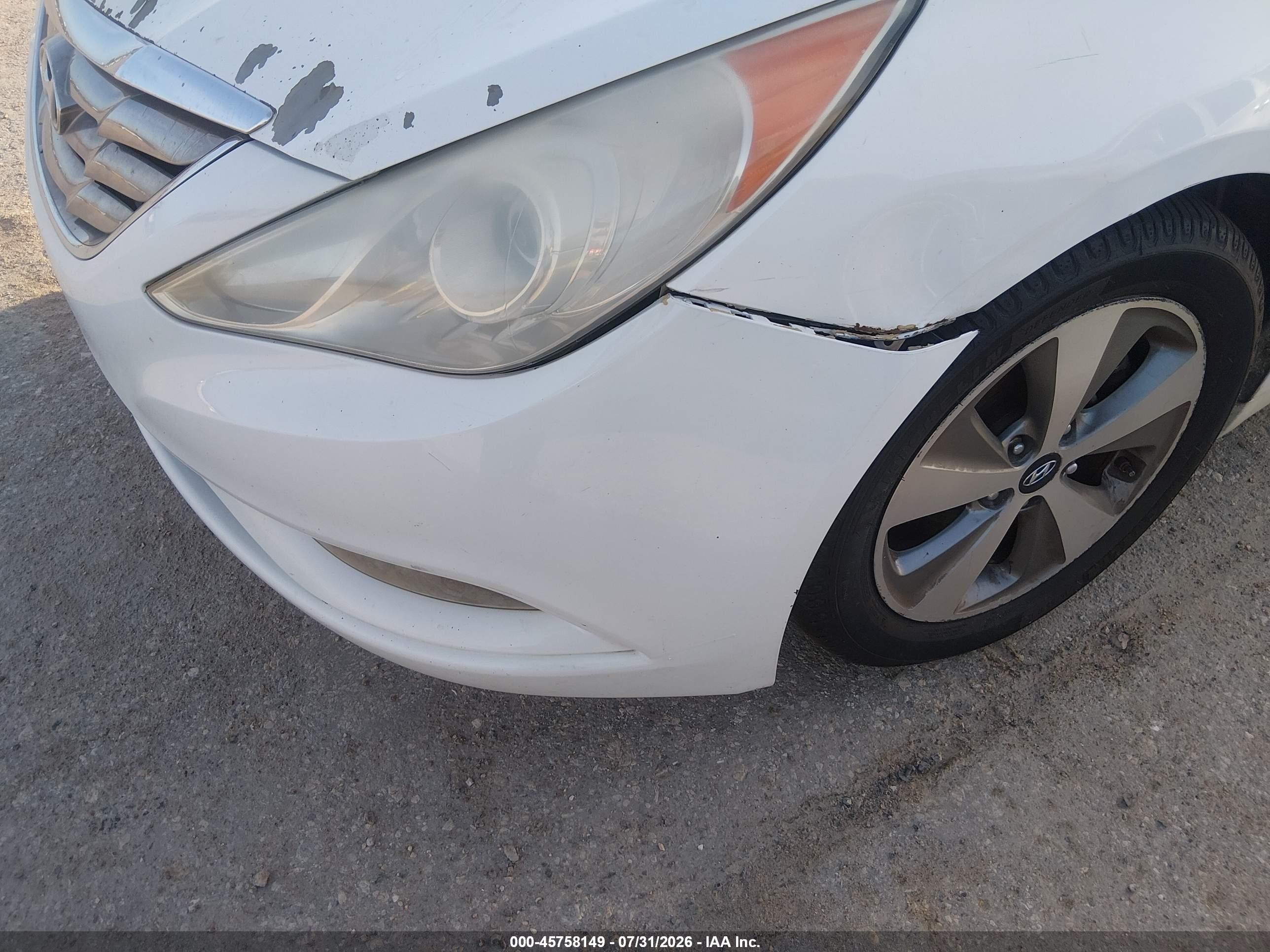 2011 Hyundai Sonata Limited Белый vin: 5NPEC4AC8BH237905