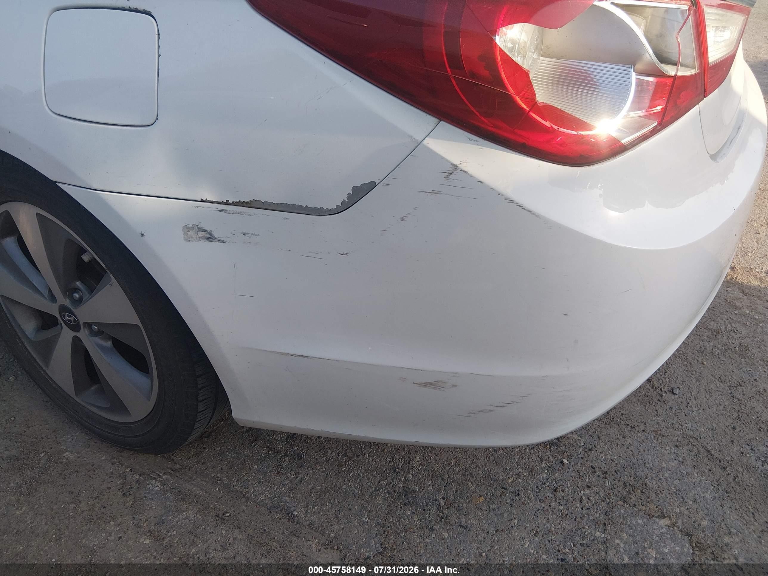2011 Hyundai Sonata Limited Белый vin: 5NPEC4AC8BH237905