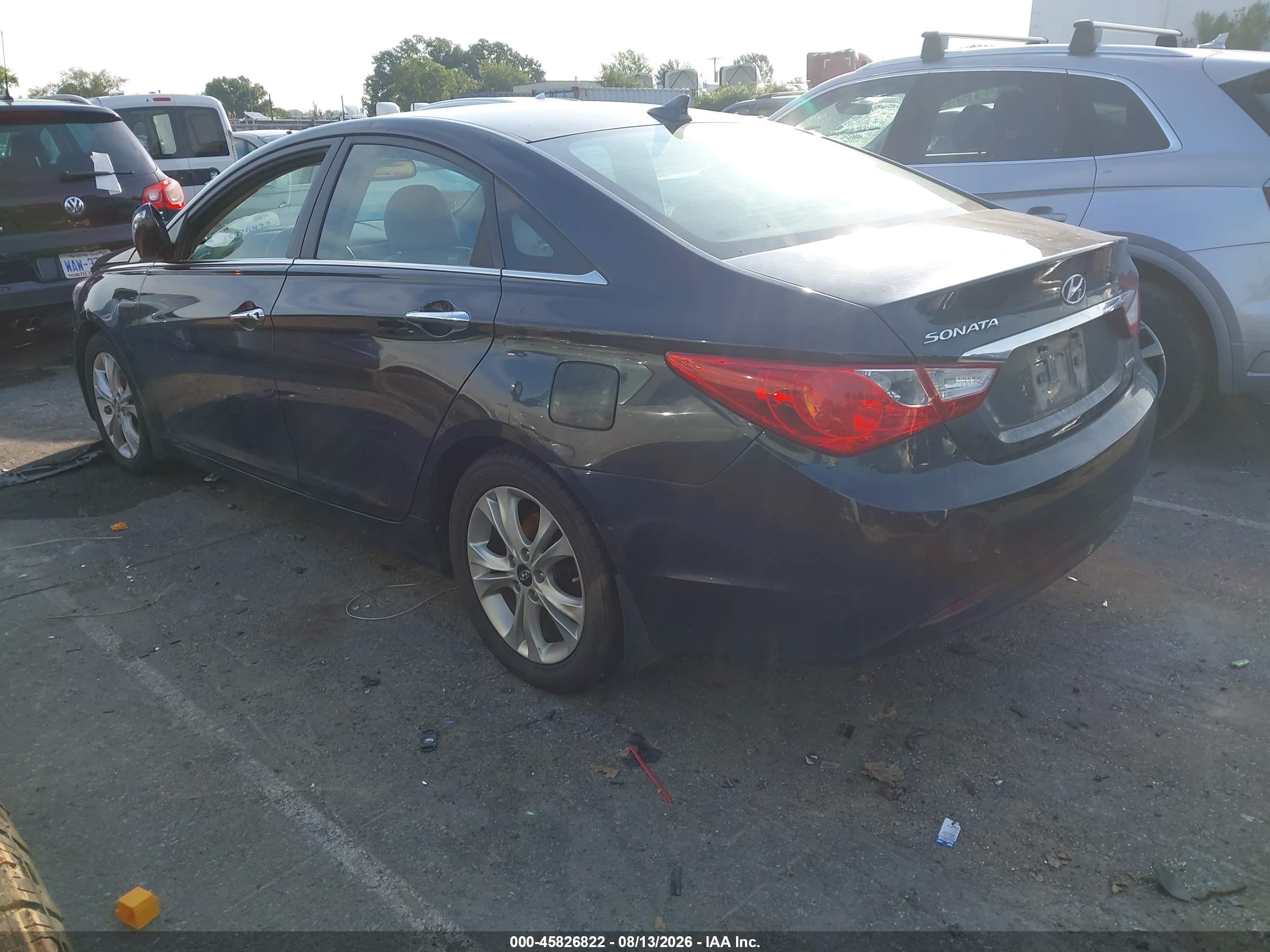 2011 Hyundai Sonata Limited Серый vin: 5NPEC4AC8BH258530