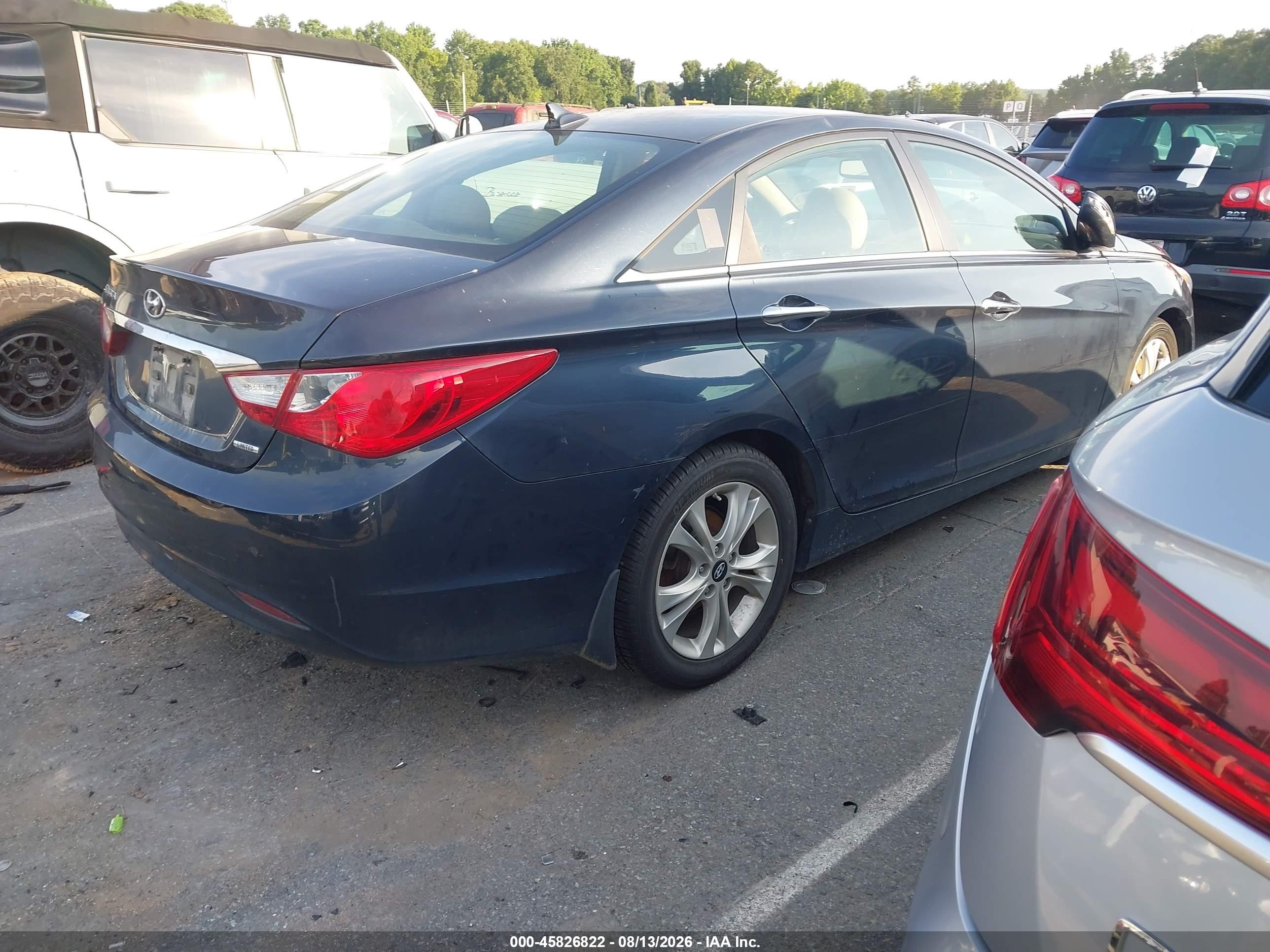 2011 Hyundai Sonata Limited Серый vin: 5NPEC4AC8BH258530