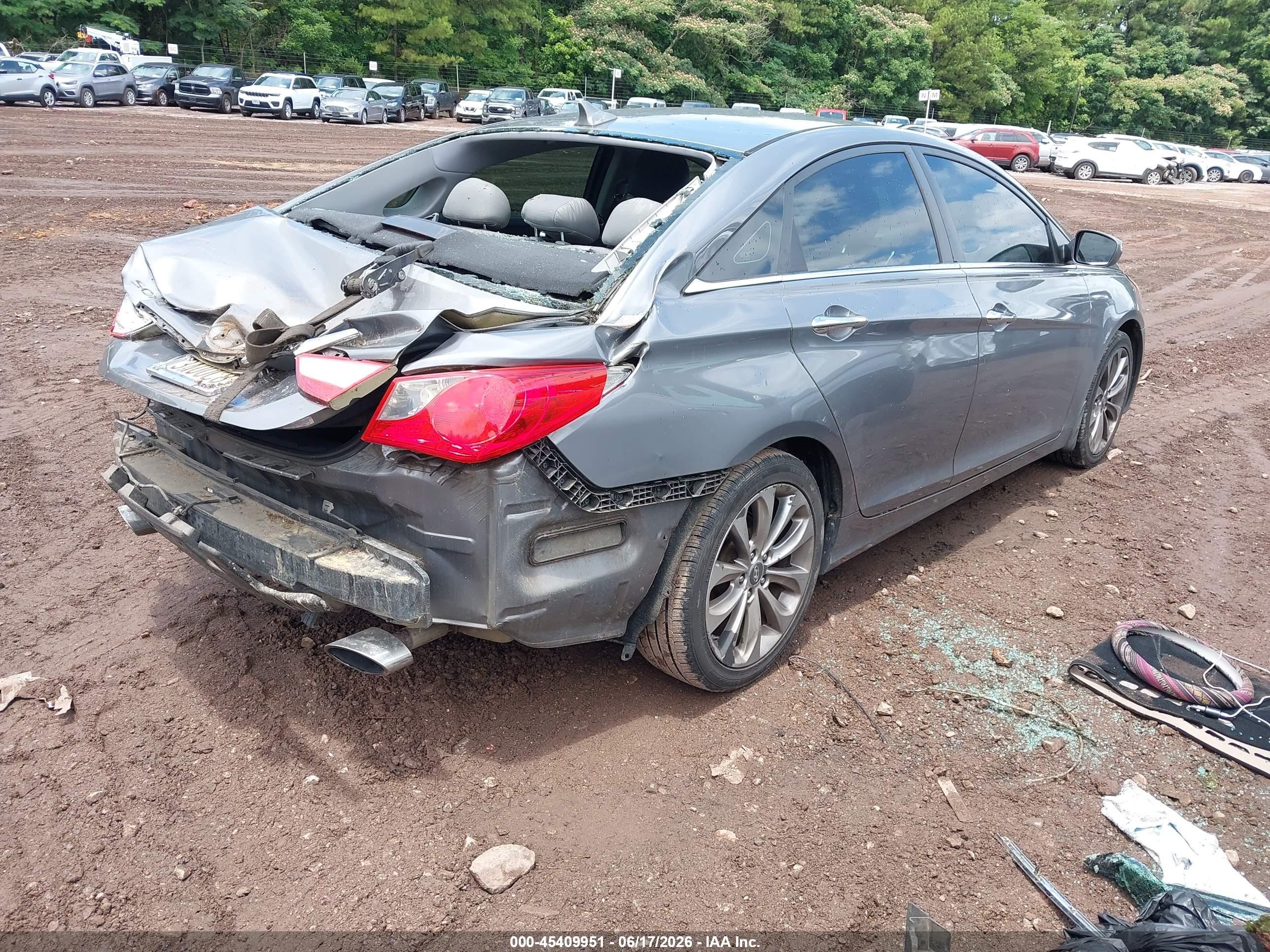 2011 Hyundai Sonata Se Серый vin: 5NPEC4AC8BH284531