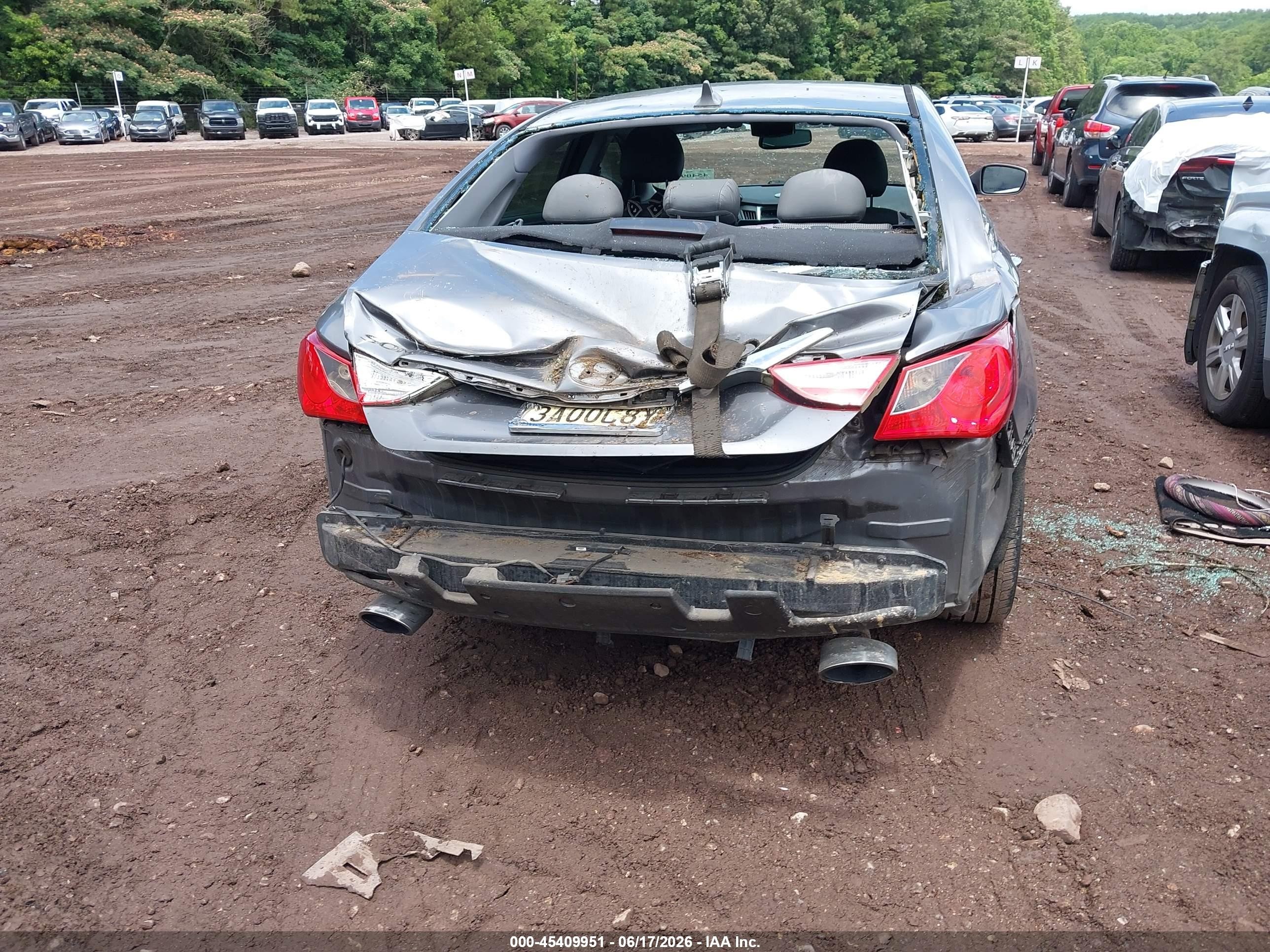 2011 Hyundai Sonata Se Серый vin: 5NPEC4AC8BH284531