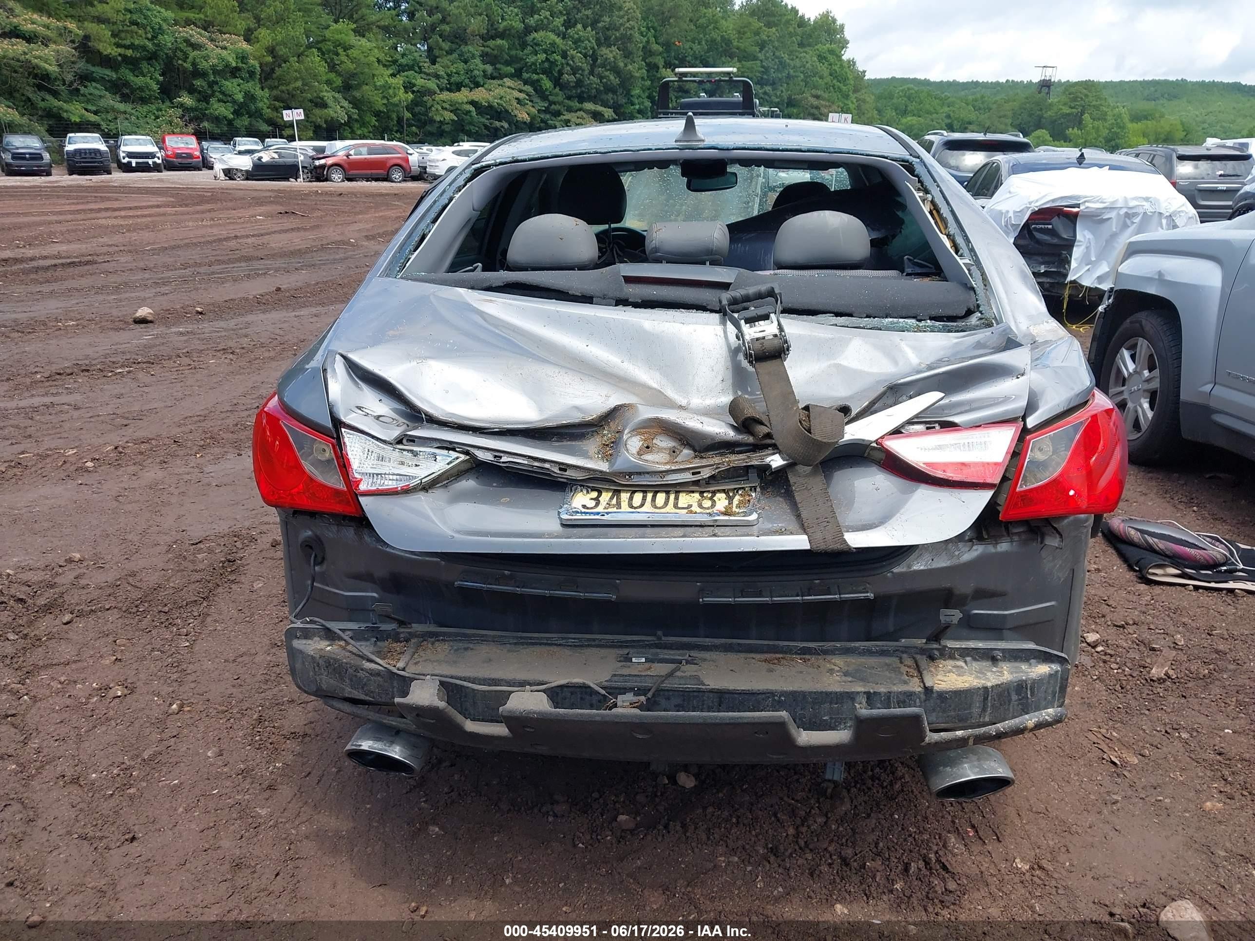 2011 Hyundai Sonata Se Серый vin: 5NPEC4AC8BH284531