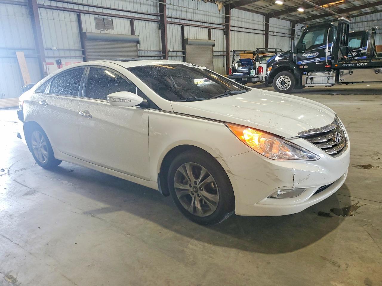 2011 Hyundai Sonata Limited White vin: 5NPEC4AC8BH285372