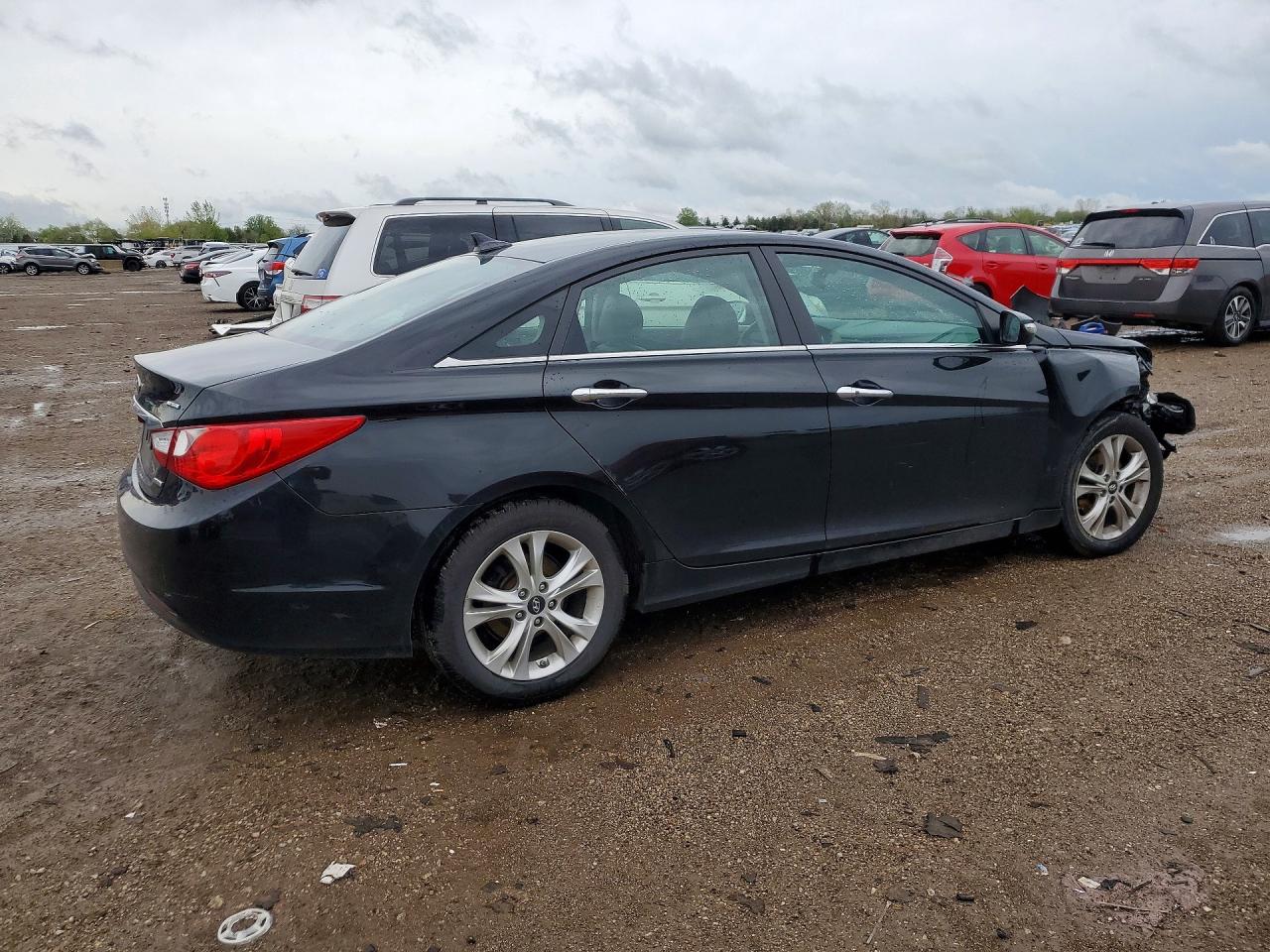 2011 Hyundai Sonata Limited Black vin: 5NPEC4AC8BH292581