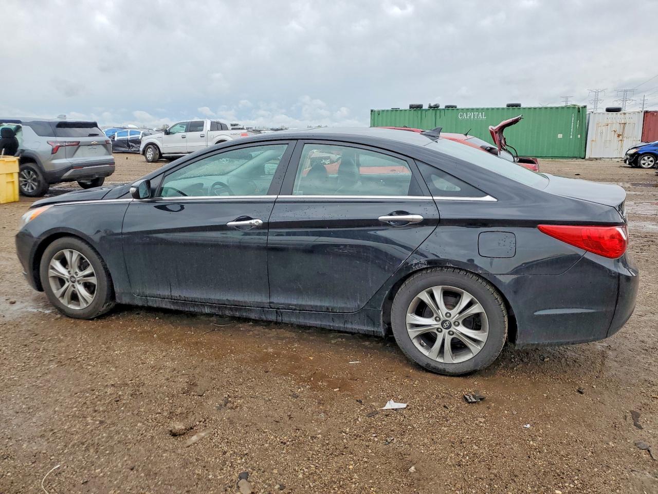 2011 Hyundai Sonata Limited Black vin: 5NPEC4AC8BH292581