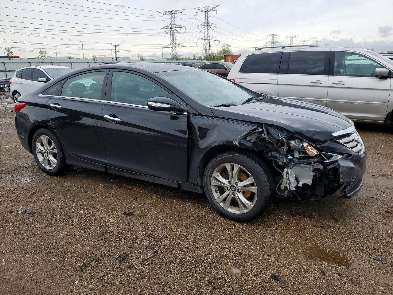 2011 Hyundai Sonata Limited Black vin: 5NPEC4AC8BH292581